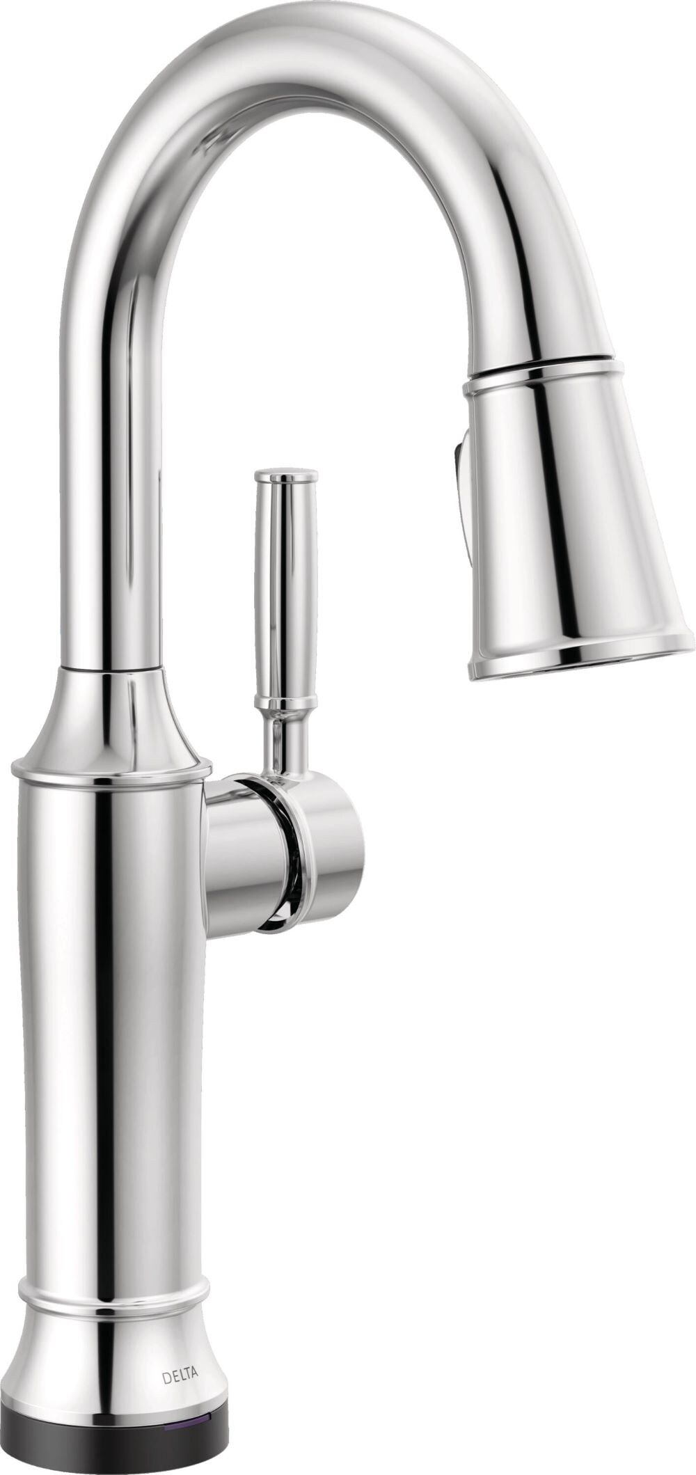 Delta 9984TL-PR-DST Renaldi Lumicoat Chrome Single Handle Deck-mount Touchless Bar and Prep Kitchen Faucet with Sprayer