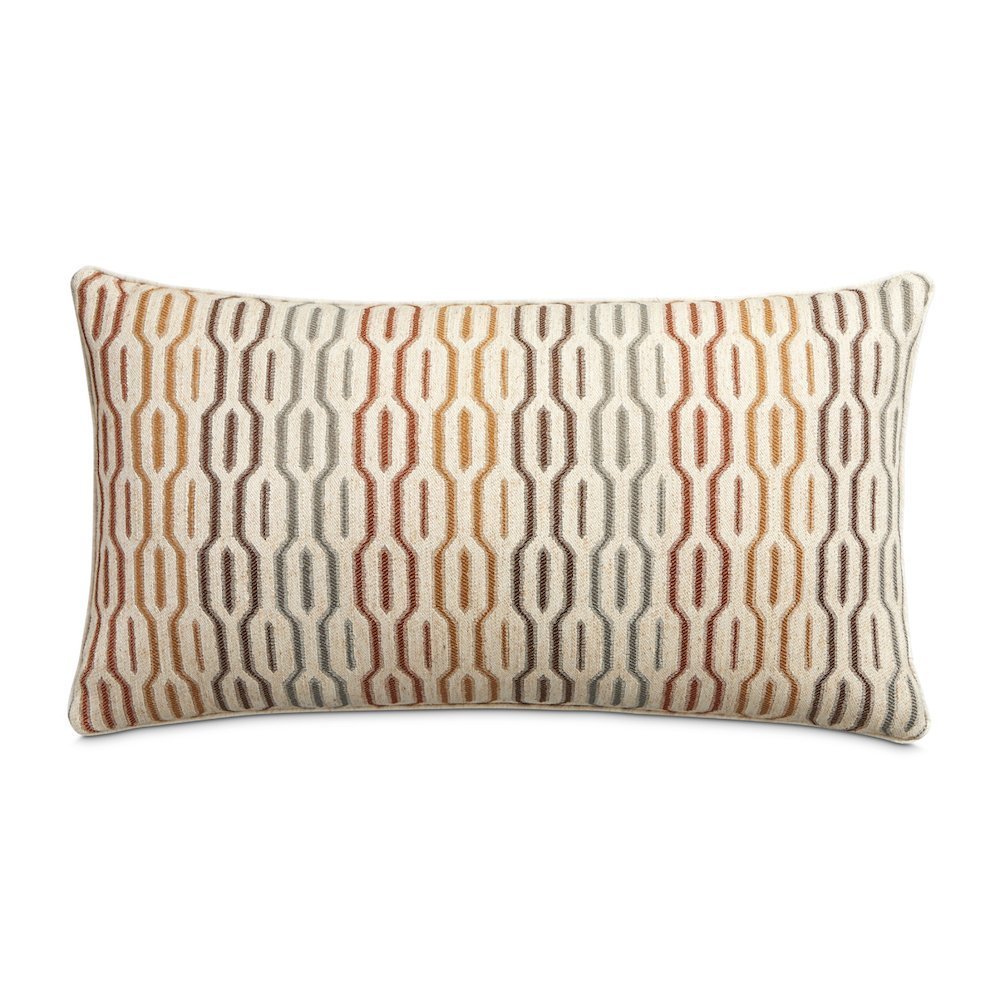 Michael Amini  Sundance Ashbury 13in x 24in Oblong Pillow Set of 2  Autumn Natural