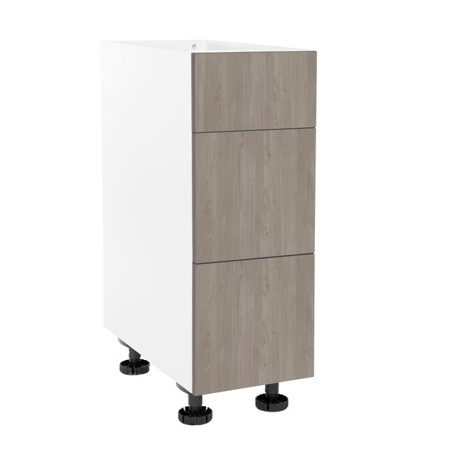 Cambridge 12-in W x 34.5-in H x 24-in D Grey Nordic Wood Engineered Wood Door Base Stock Cabinet Cambridge 12-in W x 34.5-in H x 24-in D Grey Nordic Wood Engineered Wood Door Base Stock Cabinet