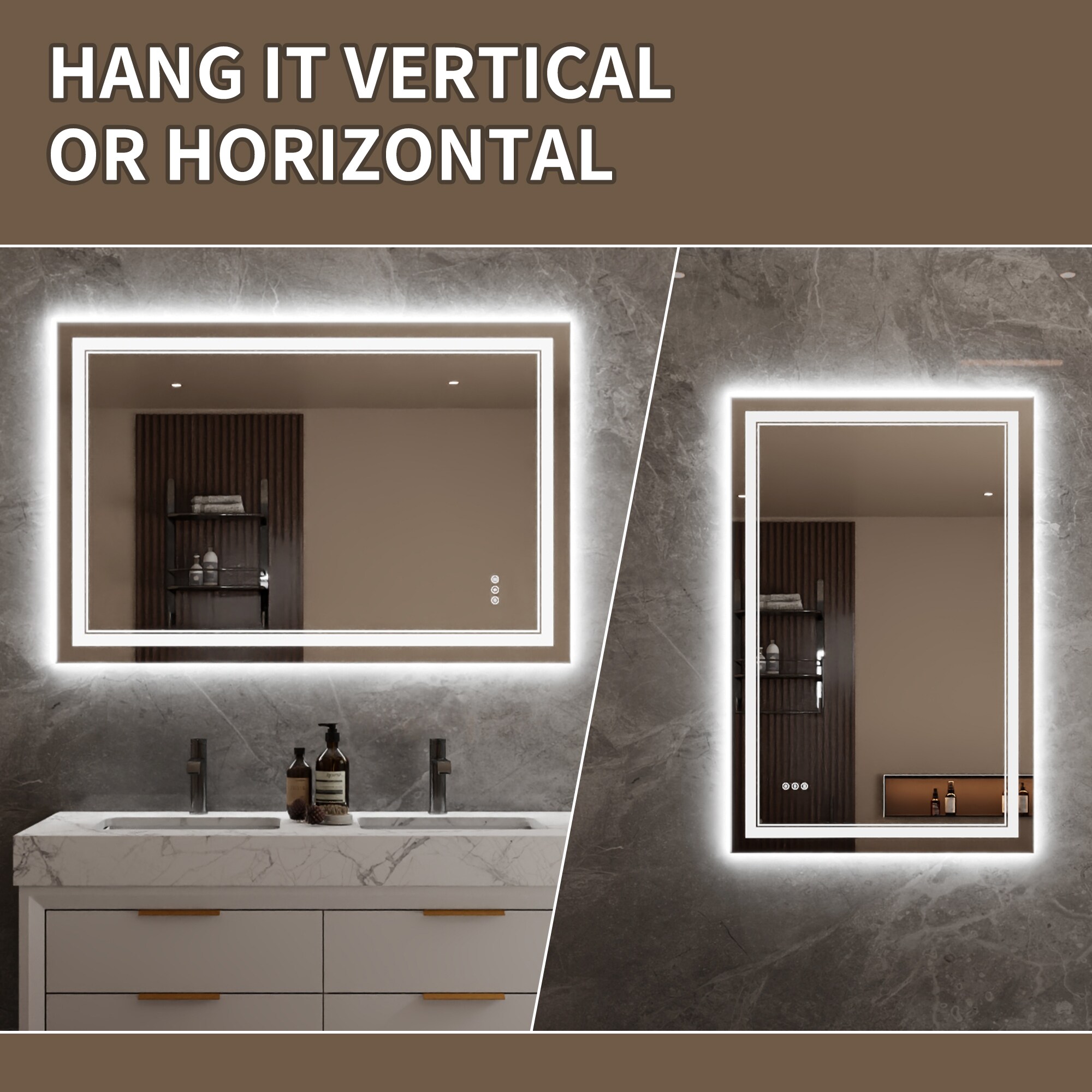 Bayfeve BFXB-8S3248-MIR Framed-Bath-Mirrors - View #12