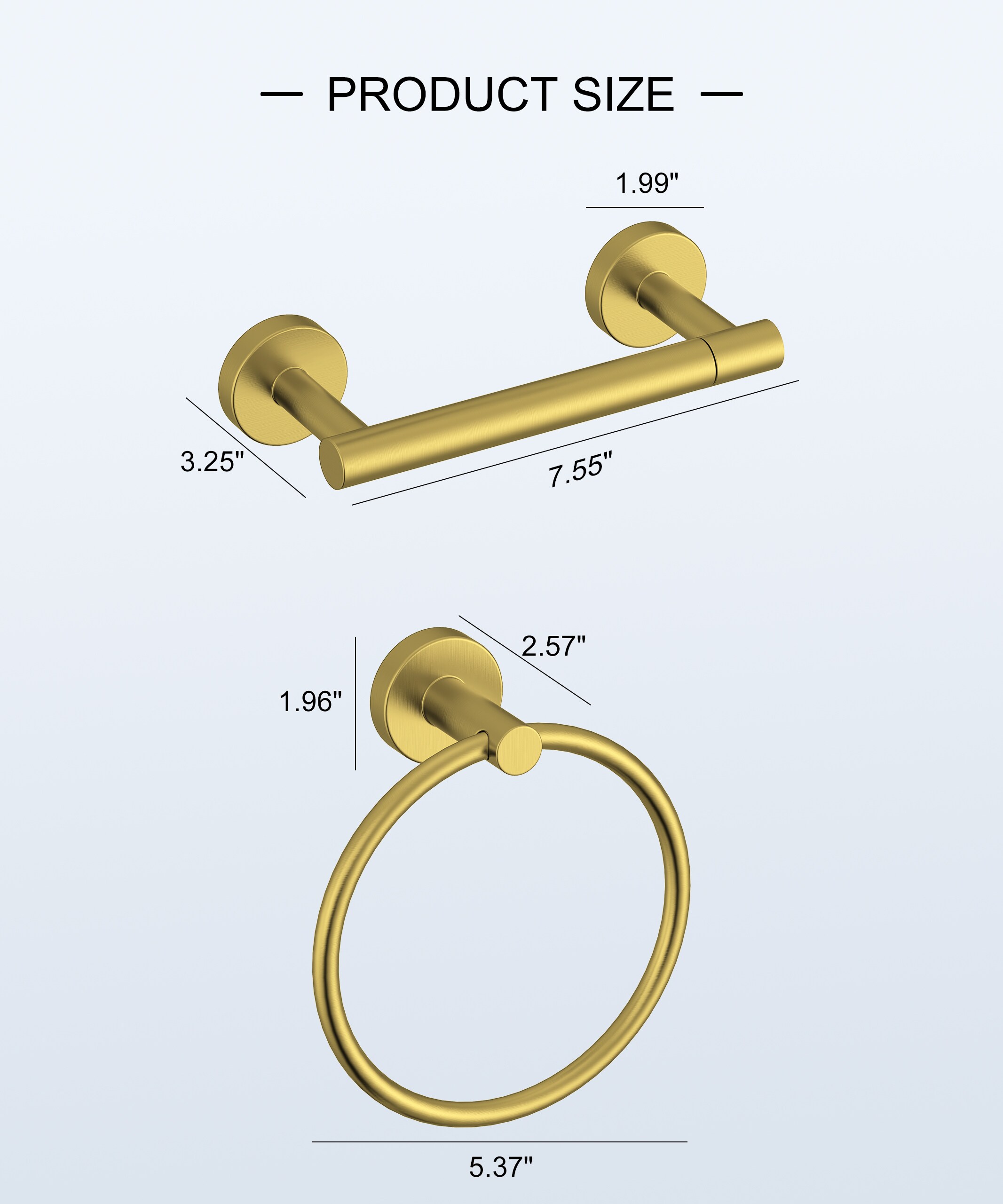 BWE A-91040-BG Decorative-Bath-Hardware-Kits - View #6
