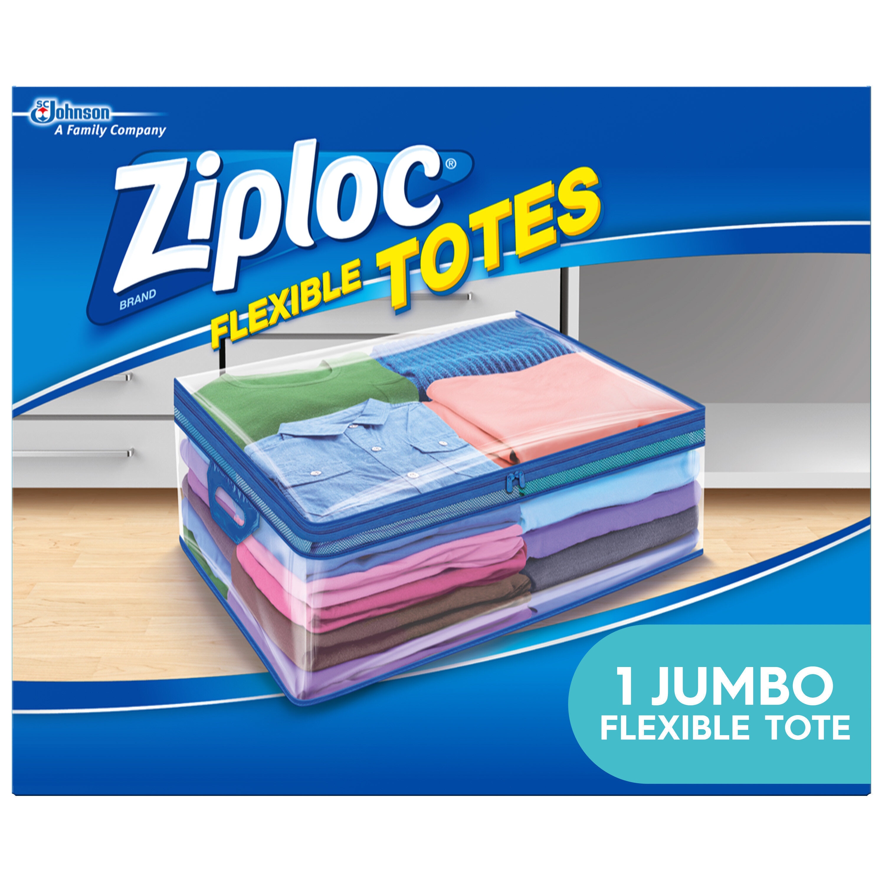 Ziploc Plastic Slider Storage Bags Quart (42-Pieces) 624755 - The