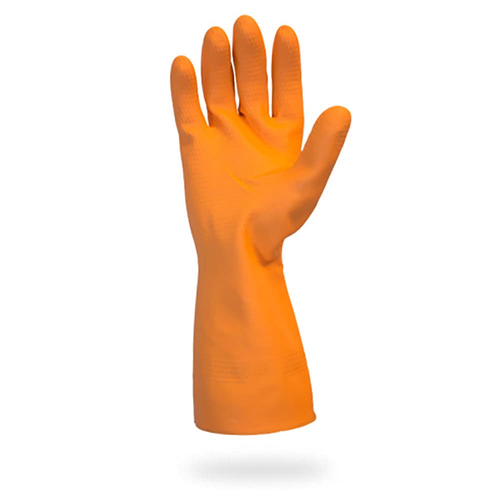 The Safety Zone Safety Zone Flock Lined Neoprene Latex Blend 28 mil Gloves - Orange Sm - 12 Pairs
