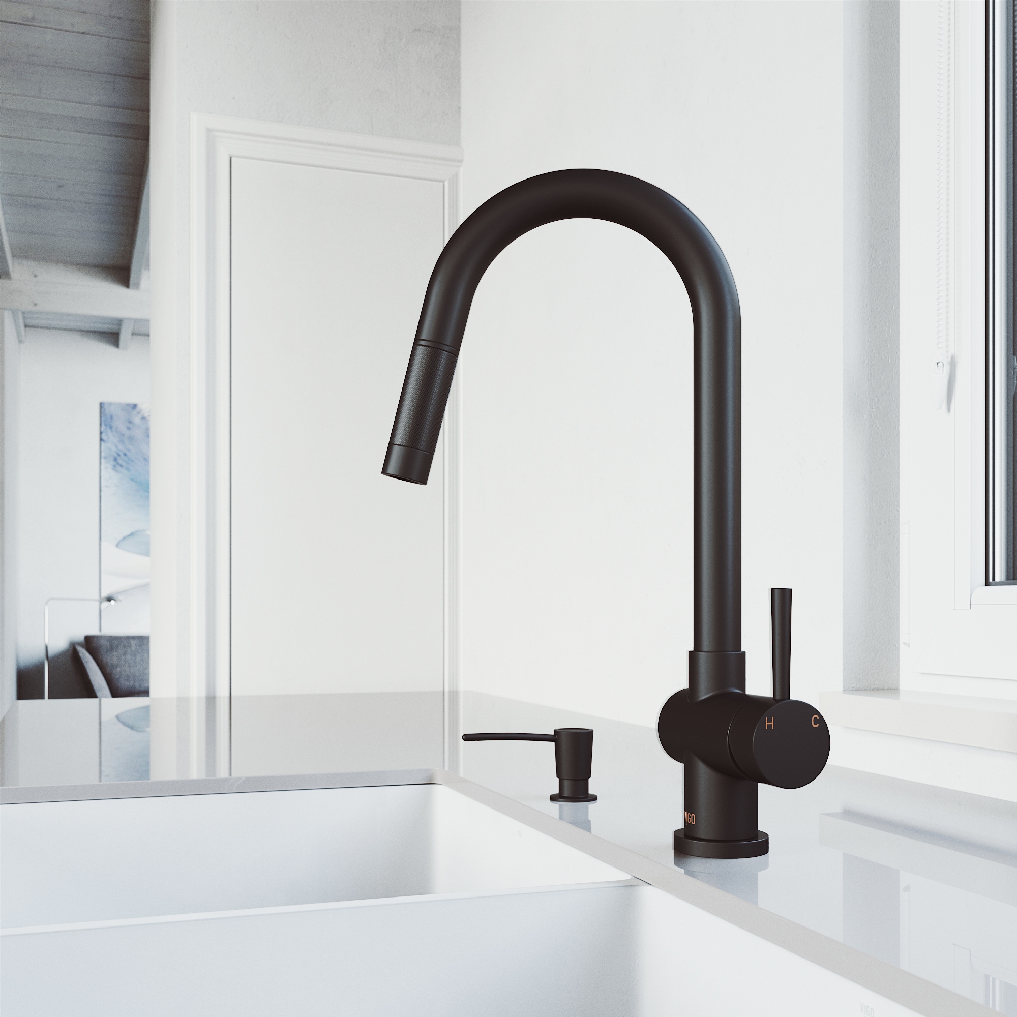 VIGO VG02008MBK2 Kitchen-Faucets - View #2