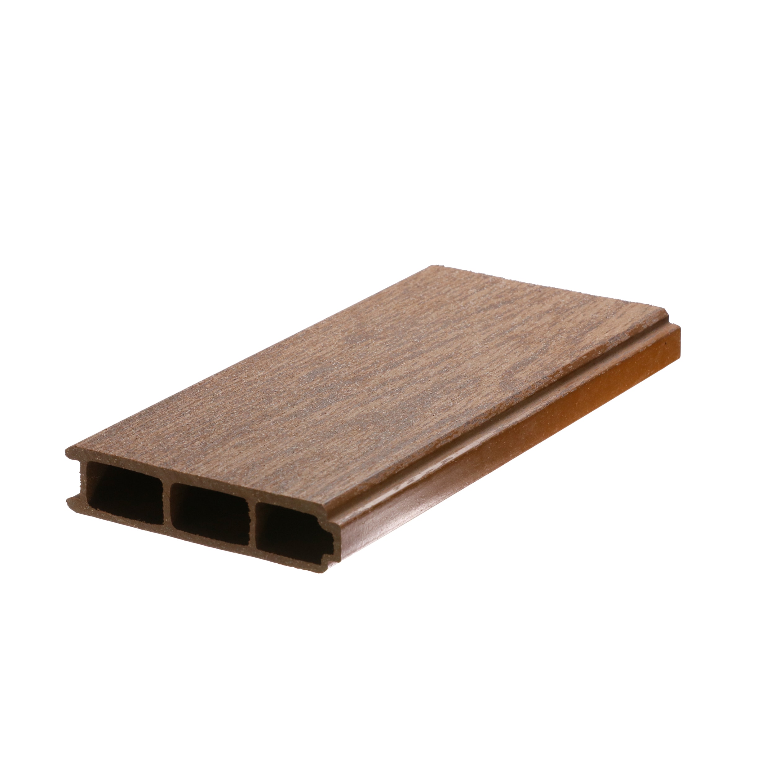 DuxxBak Composite Decking DX-ID-192RR-TG I.Dekk 1-in x 6-in x 16-ft Rustic Red Tongue and groove Composite Deck board
