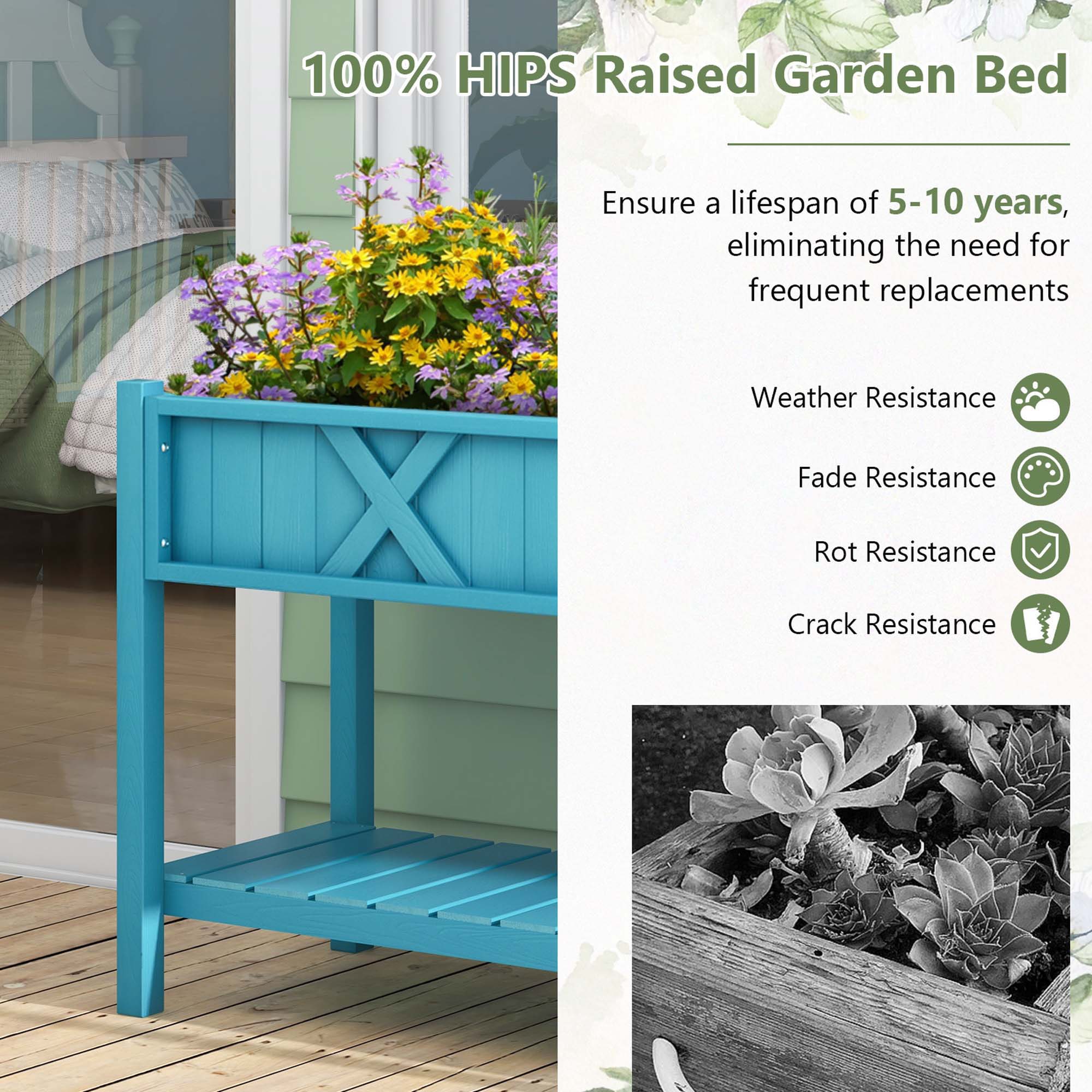 Costway HCST00989 Raised-Garden-Beds - View #4