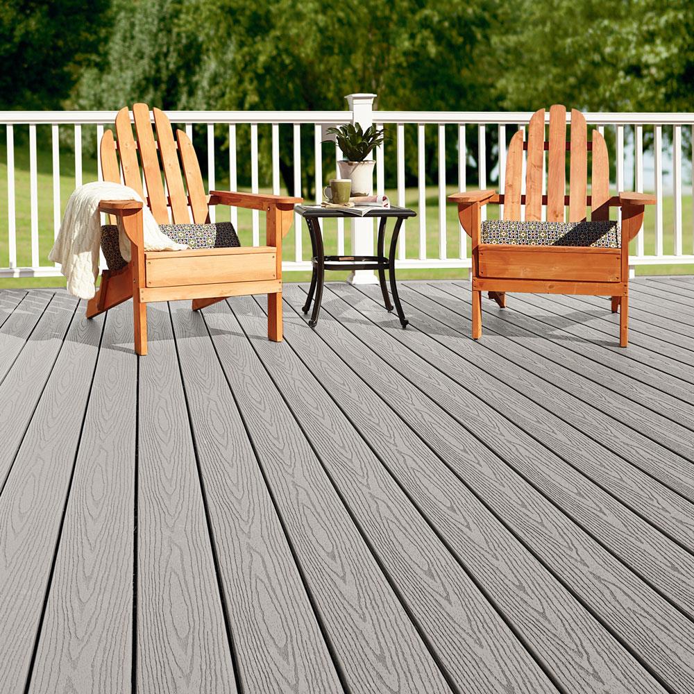 Fiberon Good Life 1-in x 5-in x 12-ft Cottage Composite Deck Board in ...