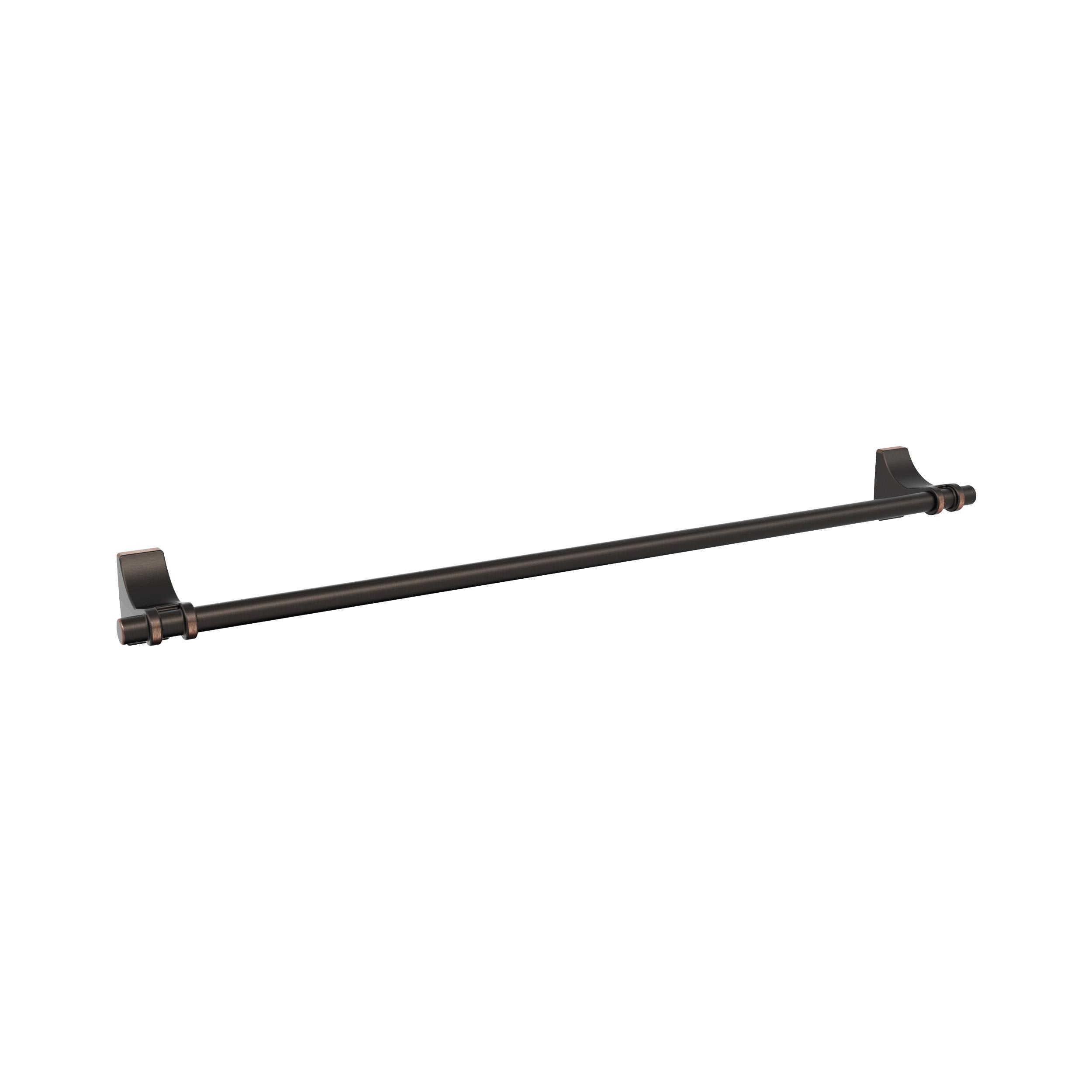 Amerock BH36054ORB Davenport 24-in Oil Rubbed Bronze Wall mount Single Towel Bar
