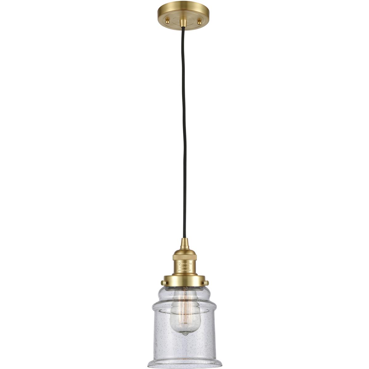 Innovations Lighting 1886064 201C-SG-G184-LED Franklin Restoration Canton Mini Pendant