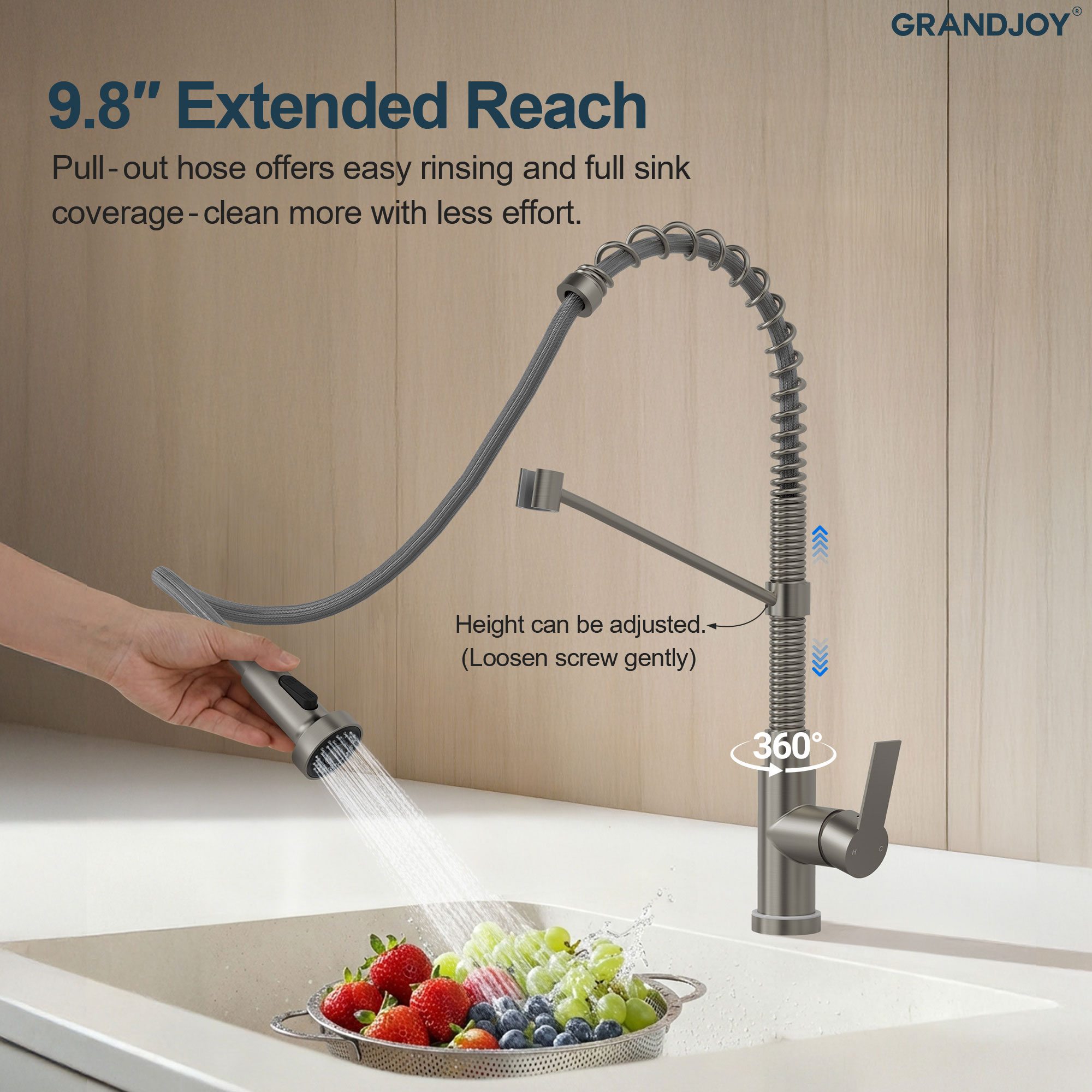GRANDJOY SGF10GJ-91BN Kitchen-Faucets - View #6
