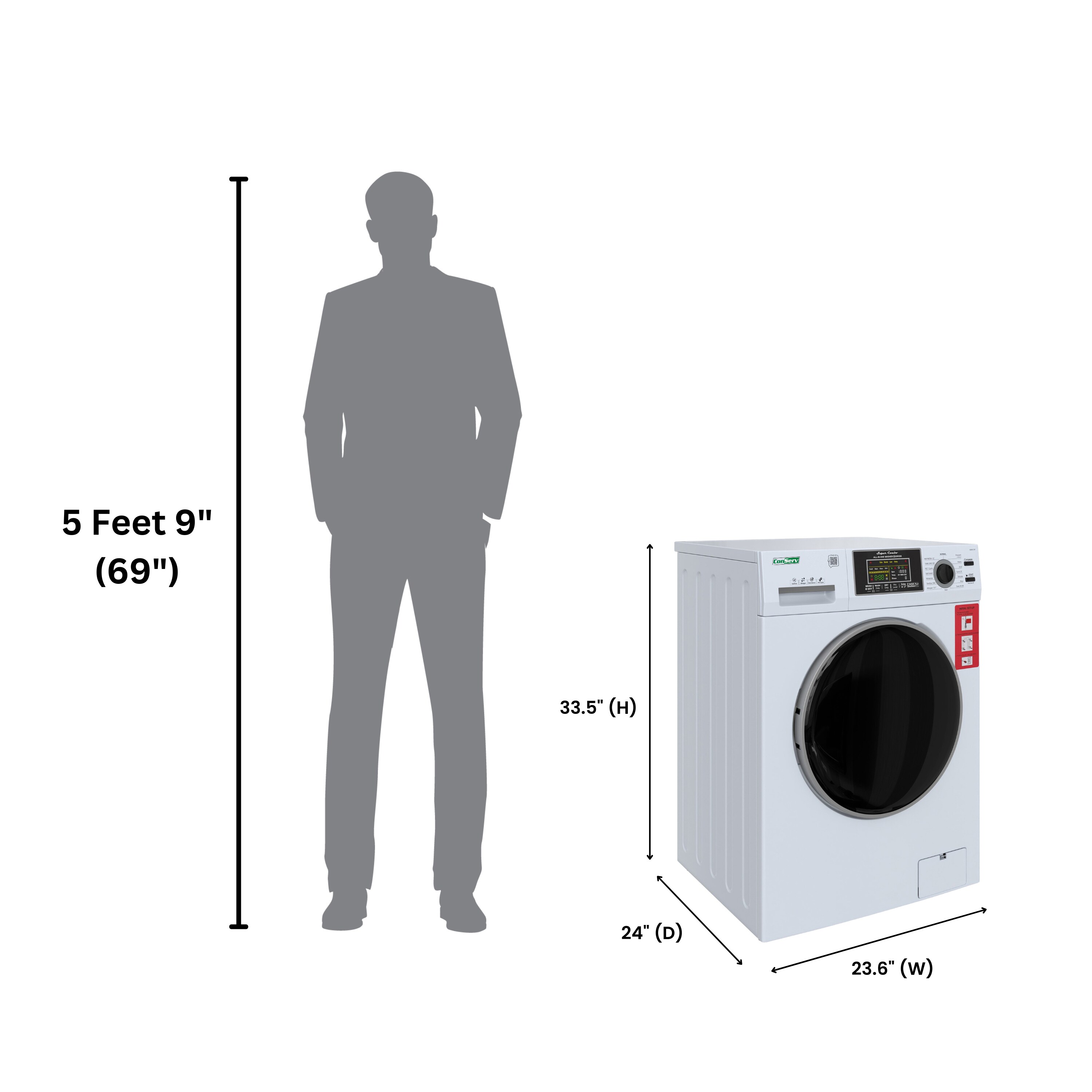 ConServ CS 6500 WHITE Combination-Washers-Dryers - View #8