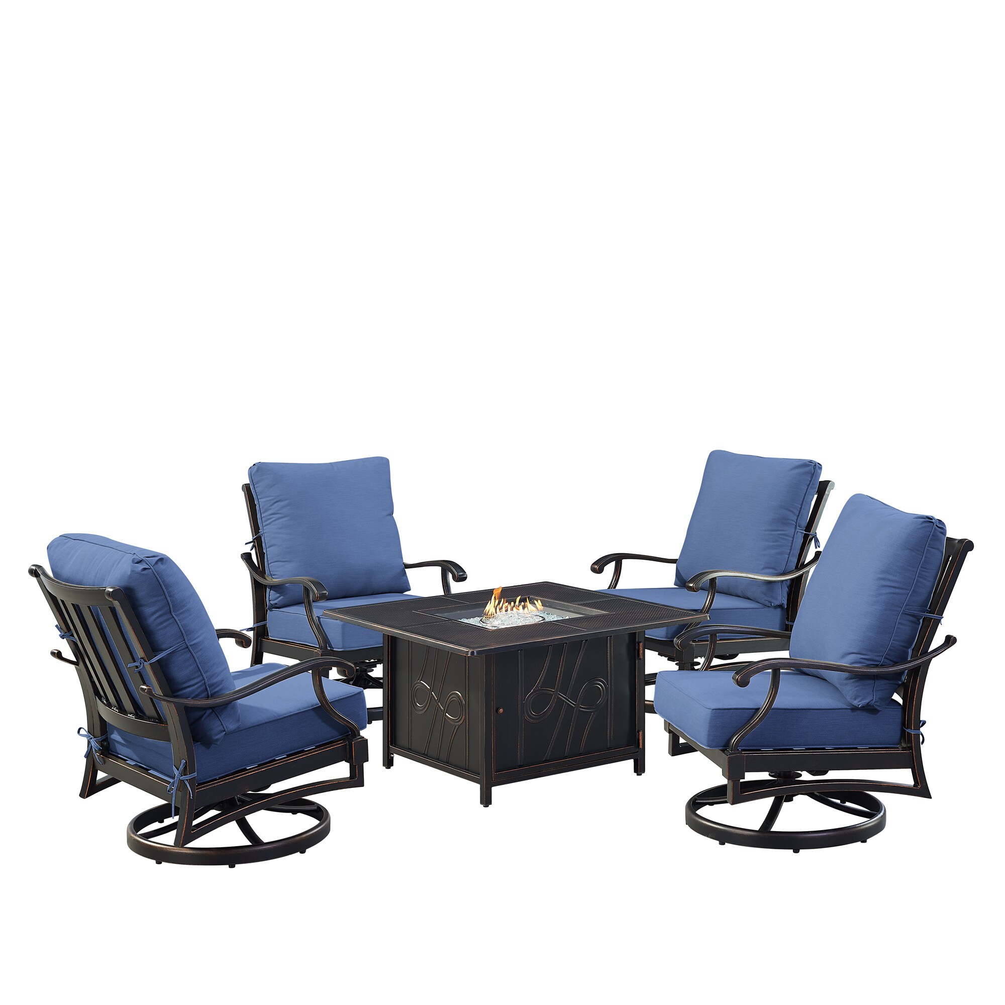 Oakland Living SHAO4CHREGISBLCUA Patio-Conversation-Sets - View #2