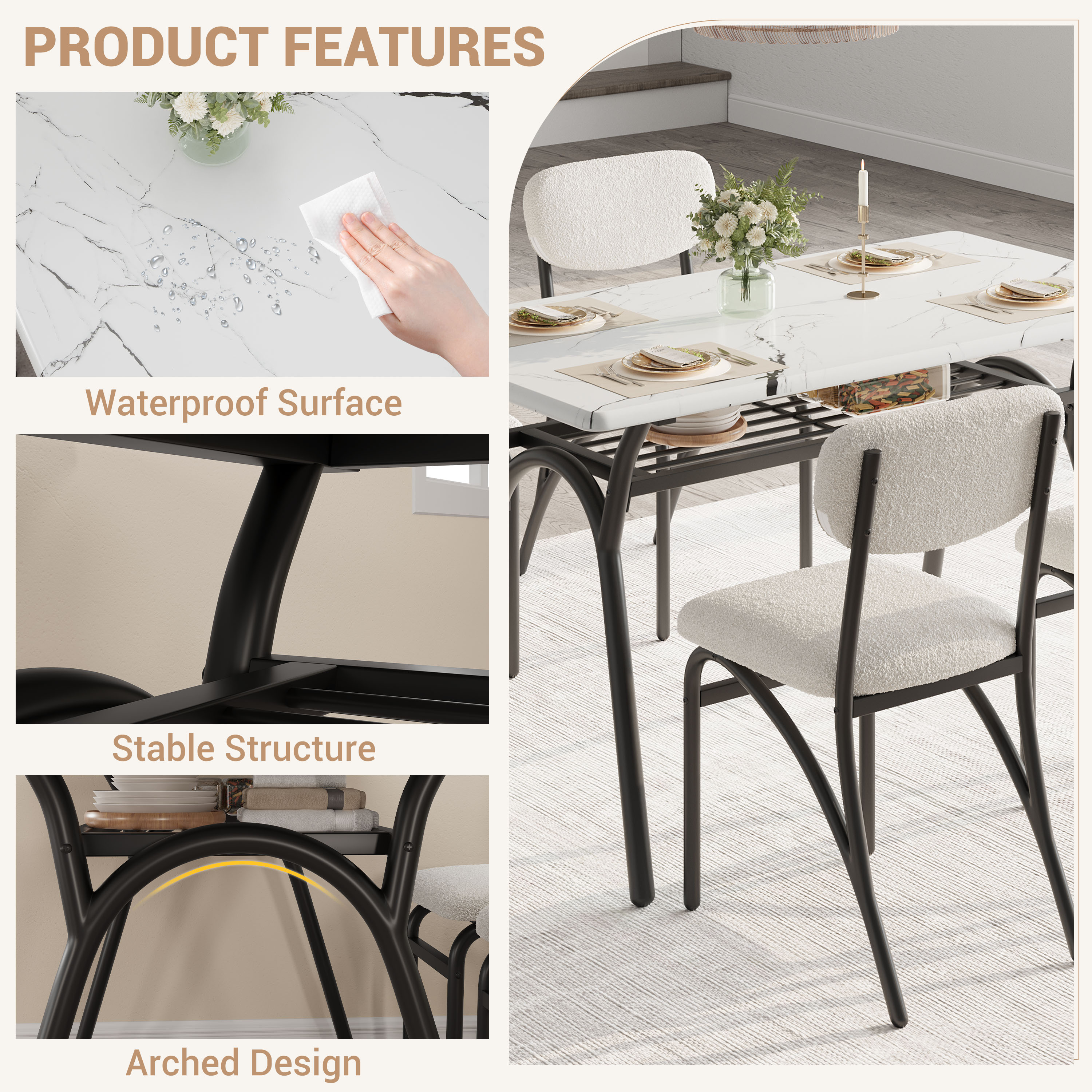 Garvee WLZJTBC9451 Dining-Sets - View #8