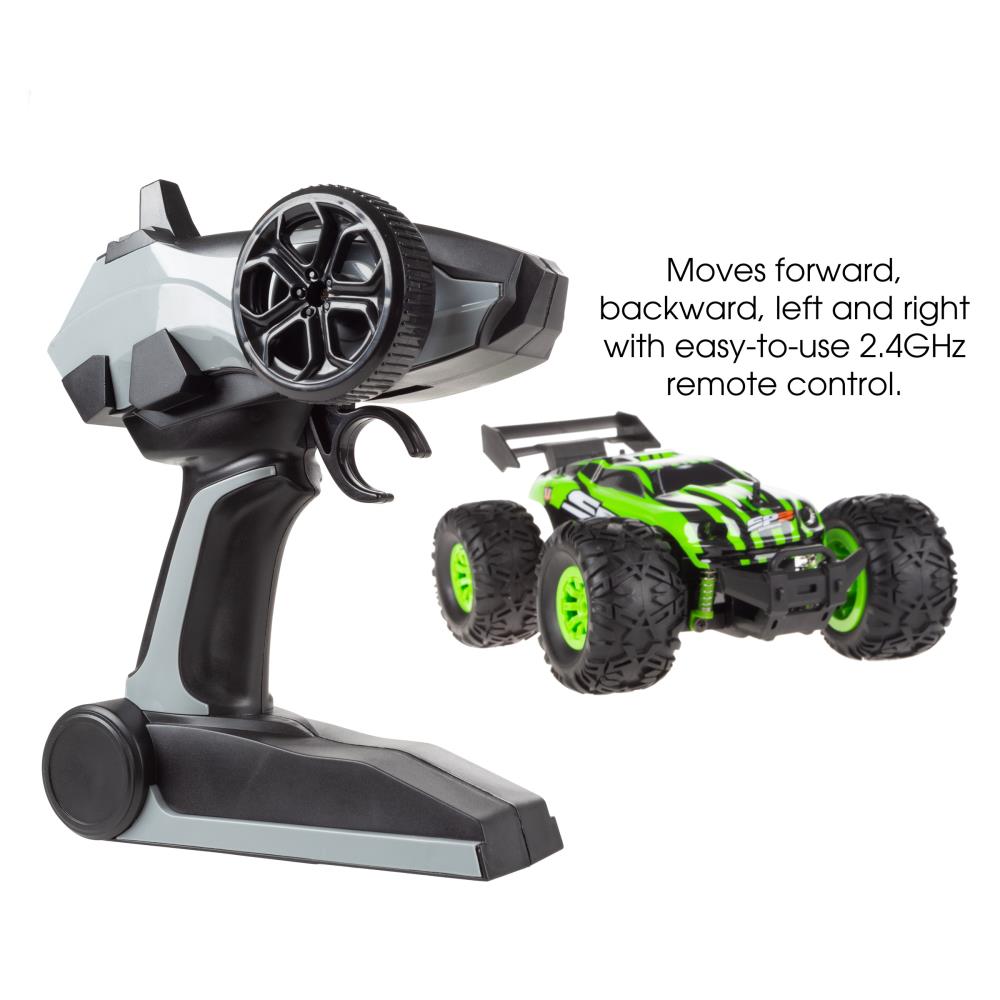Toy Time Remote Control Monster Truck- 1:16 Scale, 2.4 GHz RC Off-Road ...