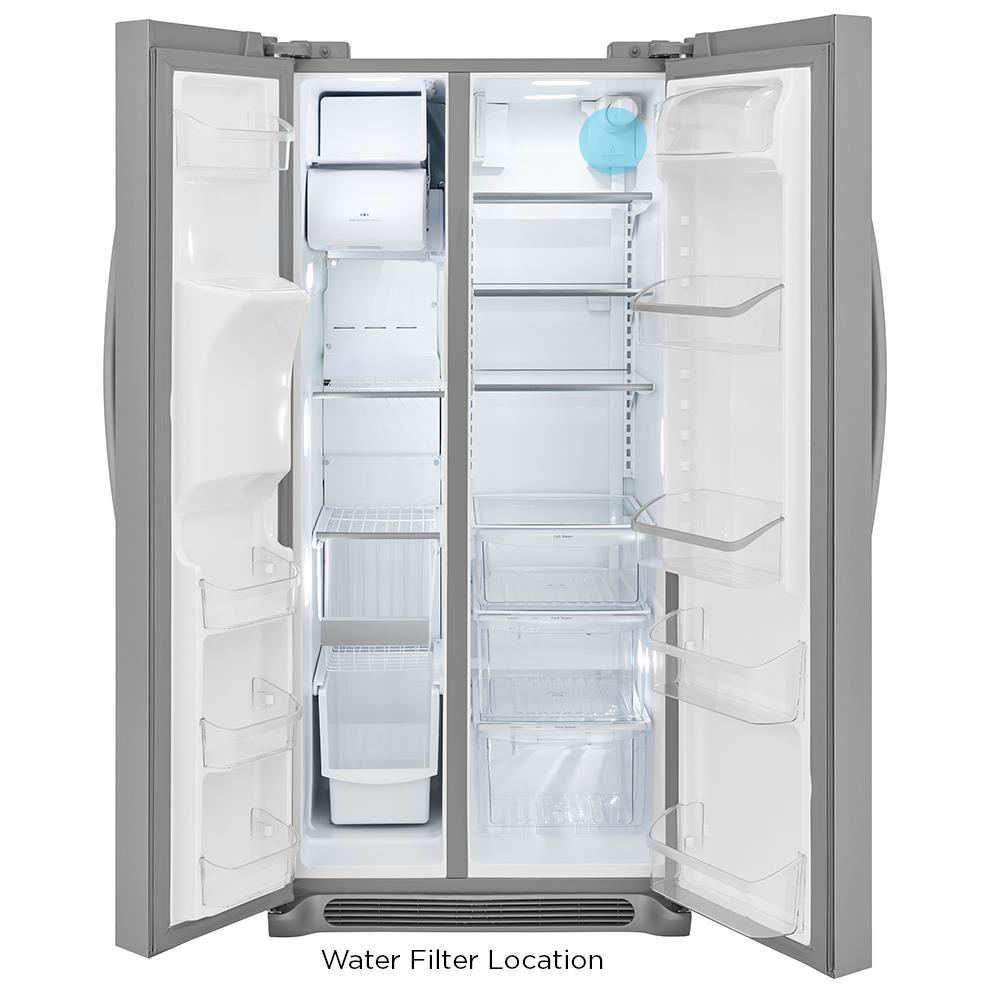 Frigidaire Gallery 22.2-cu ft Side-by-Side Refrigerator with Ice Maker ...