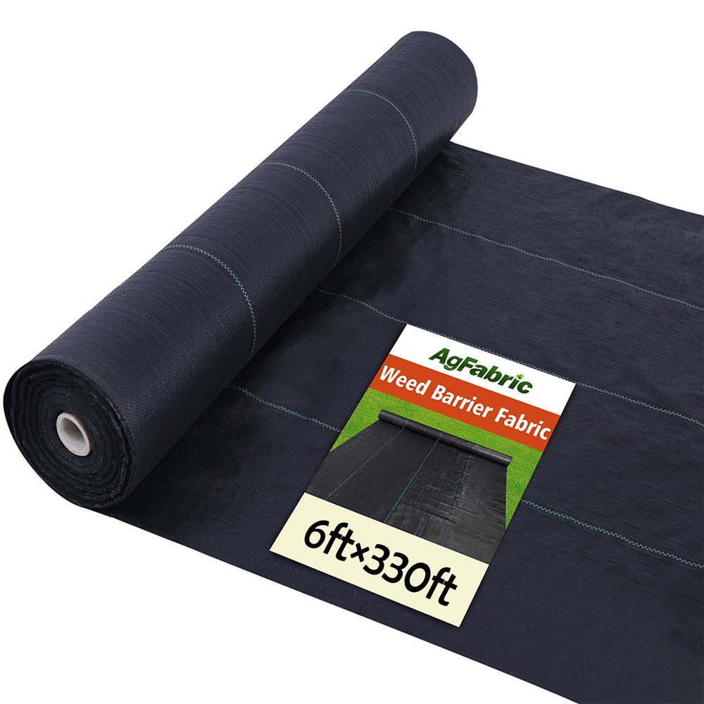 Agfabric GC3206330B0 330-Feet x 6-Feet Basic Weed barrier Landscape Fabric