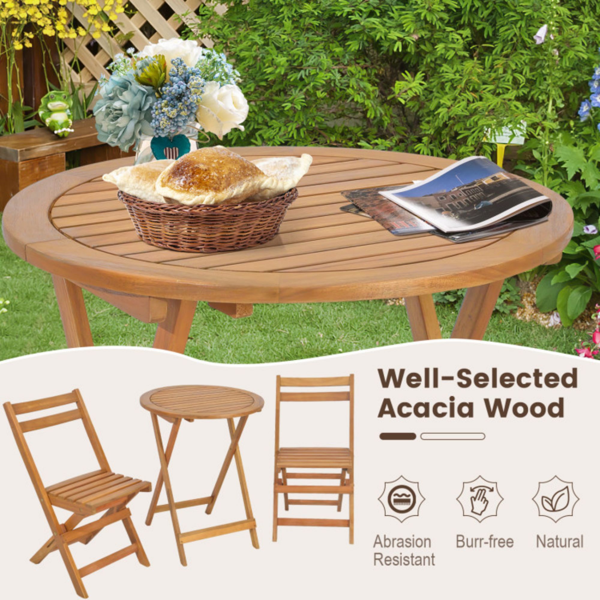 Clihome ZY-2BPPXSL1-BLK Patio-Dining-Sets - View #6