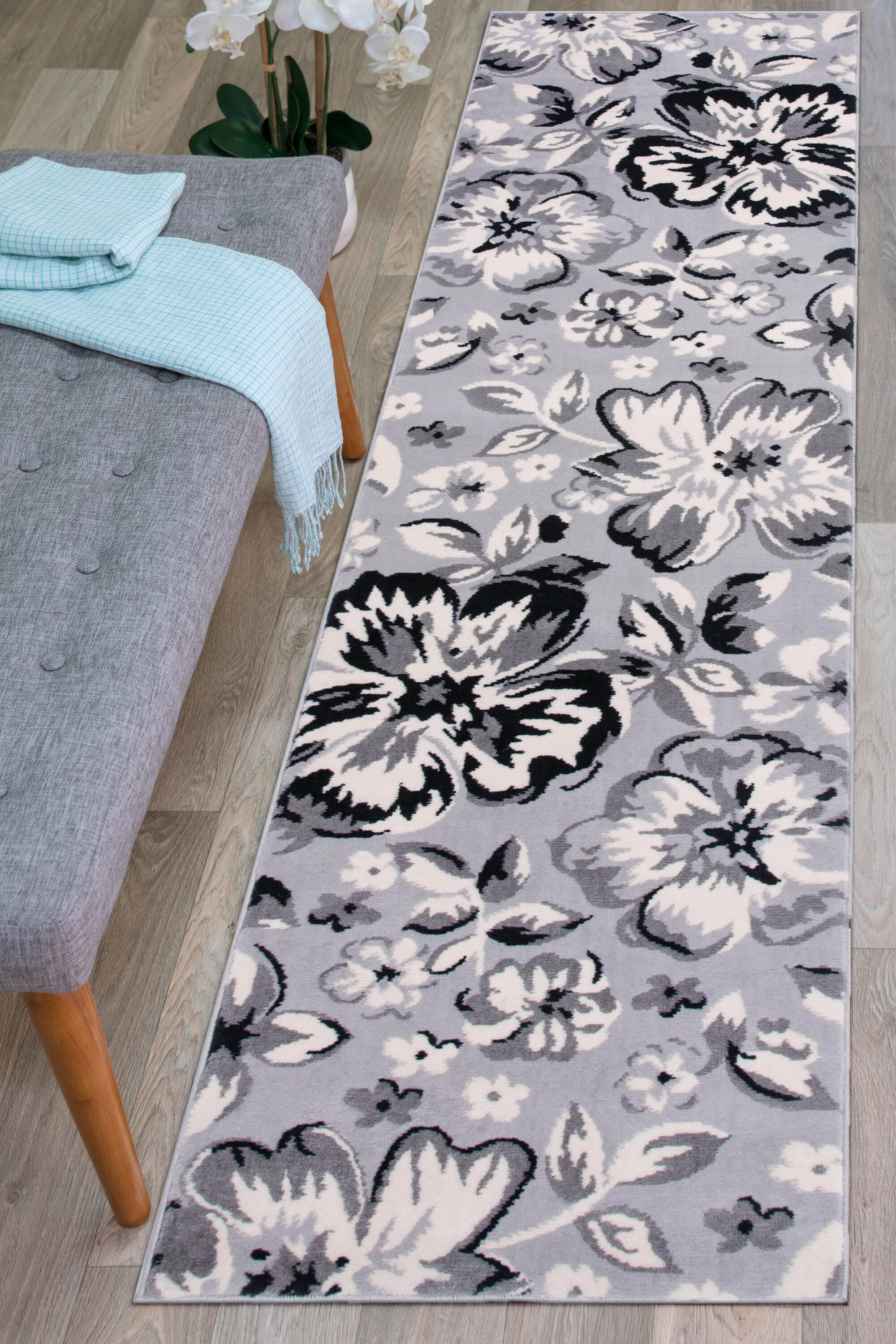 World Rug Gallery 9098 GRAY 2X7 rugs - View #5