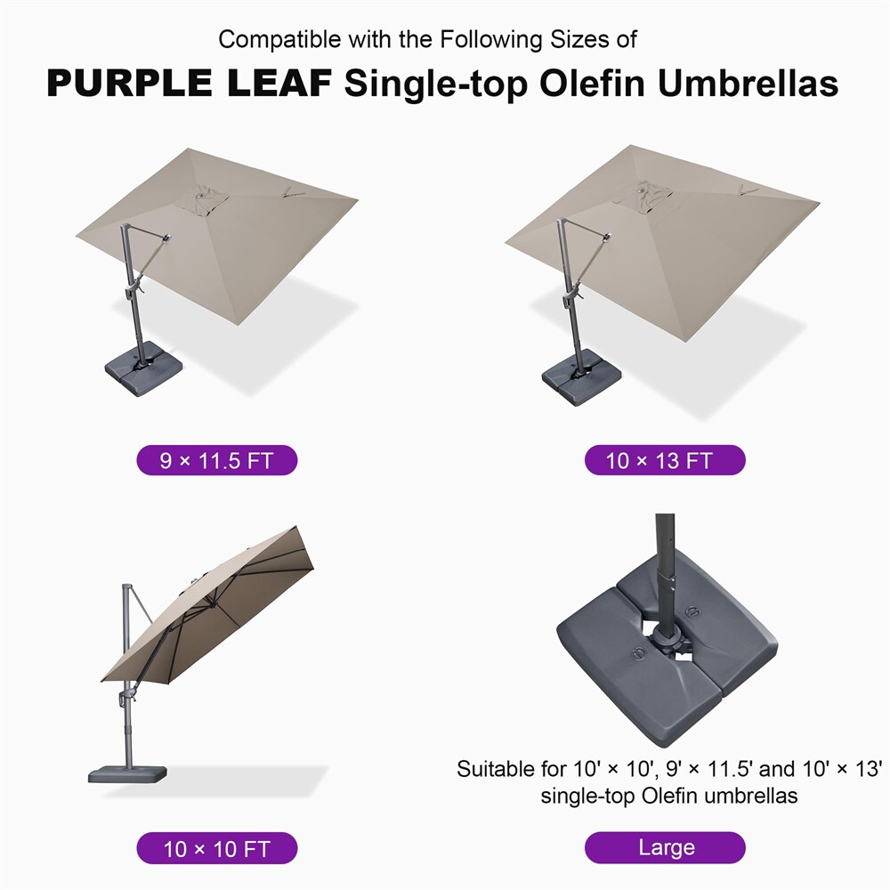PURPLE LEAF LS05ALFGYBS-75 Umbrella-Bases - View #3