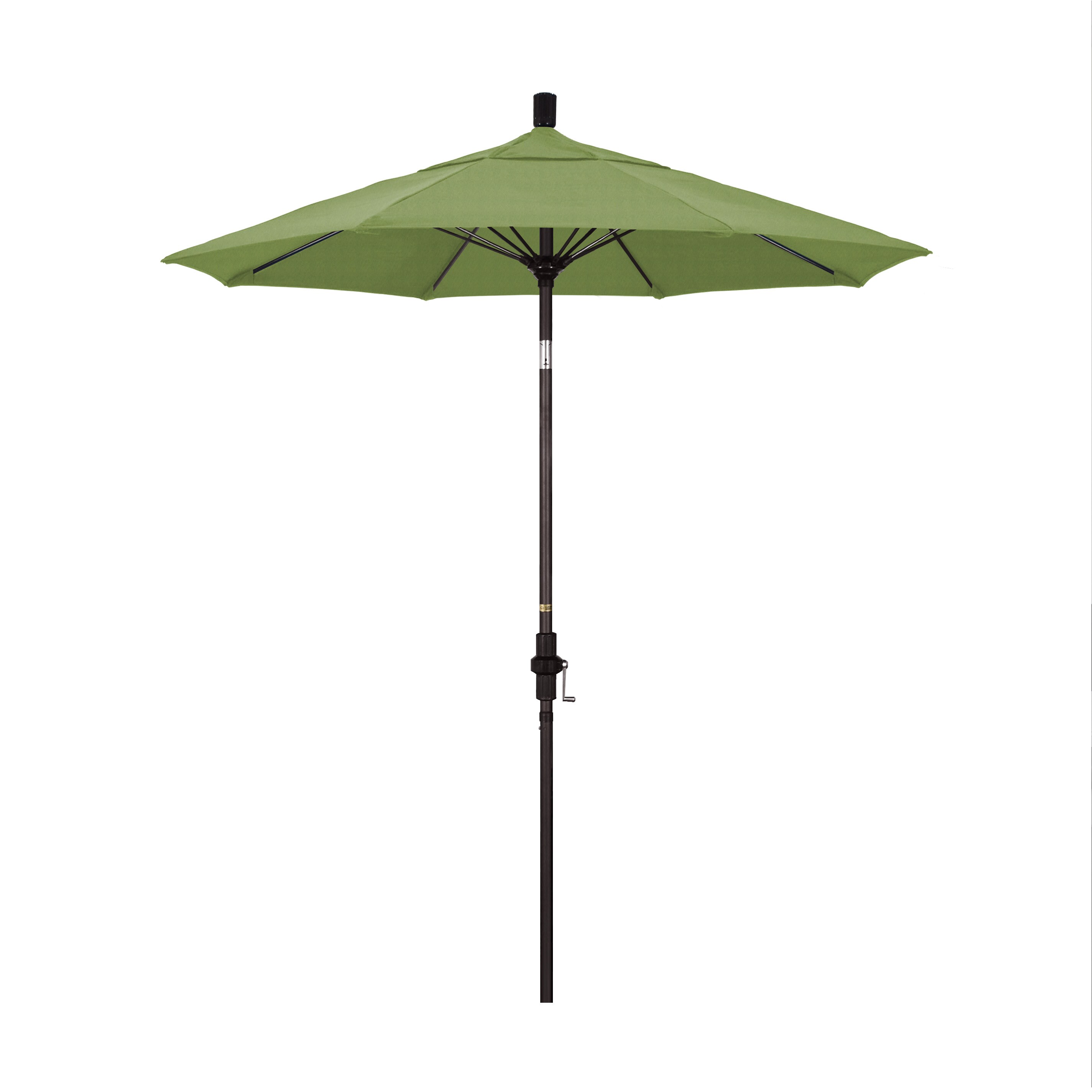 California Umbrella GSCUF758117-48022 7.5-Feet Aluminum Green Auto-tilt Market Patio Umbrella