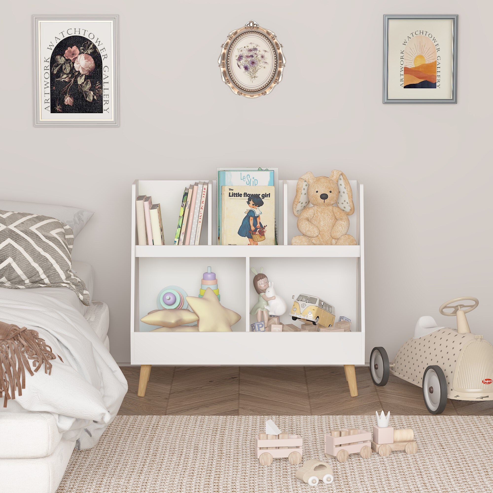 ToolCat LDSG-122-WS Kids-Bookcases - View #6