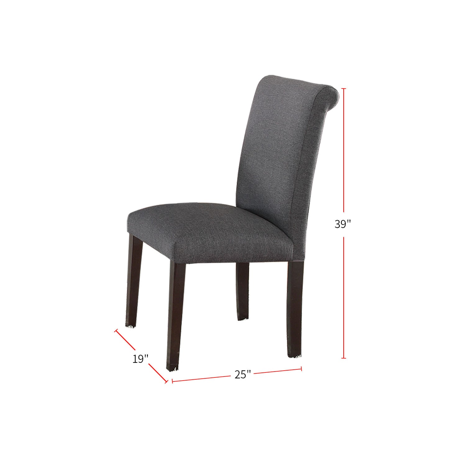 Simple Relax Set of 2 Dining Chairs Contemporary/Modern Polyester ...