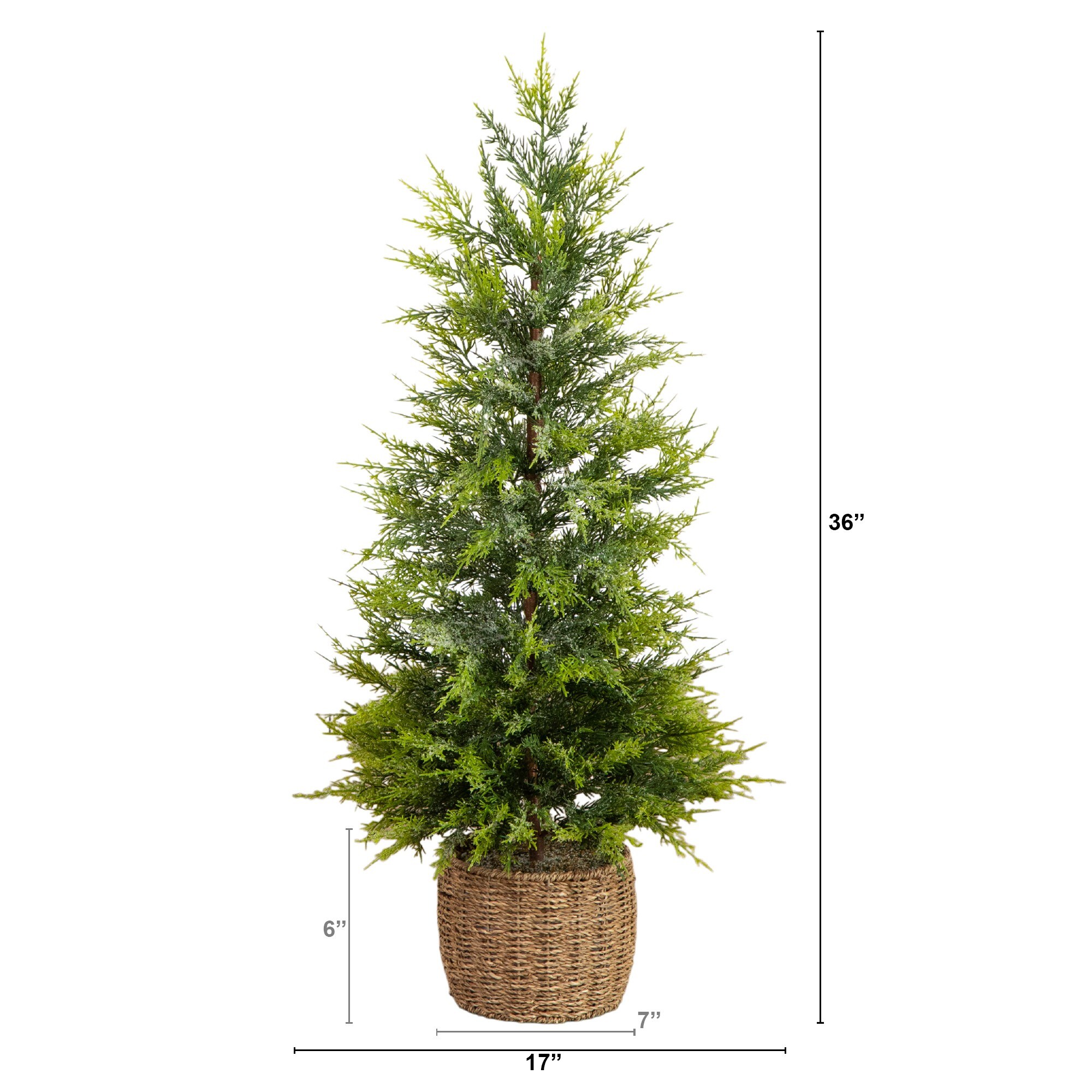Nearly Natural T5423 Artificial-Christmas-Trees - View #2
