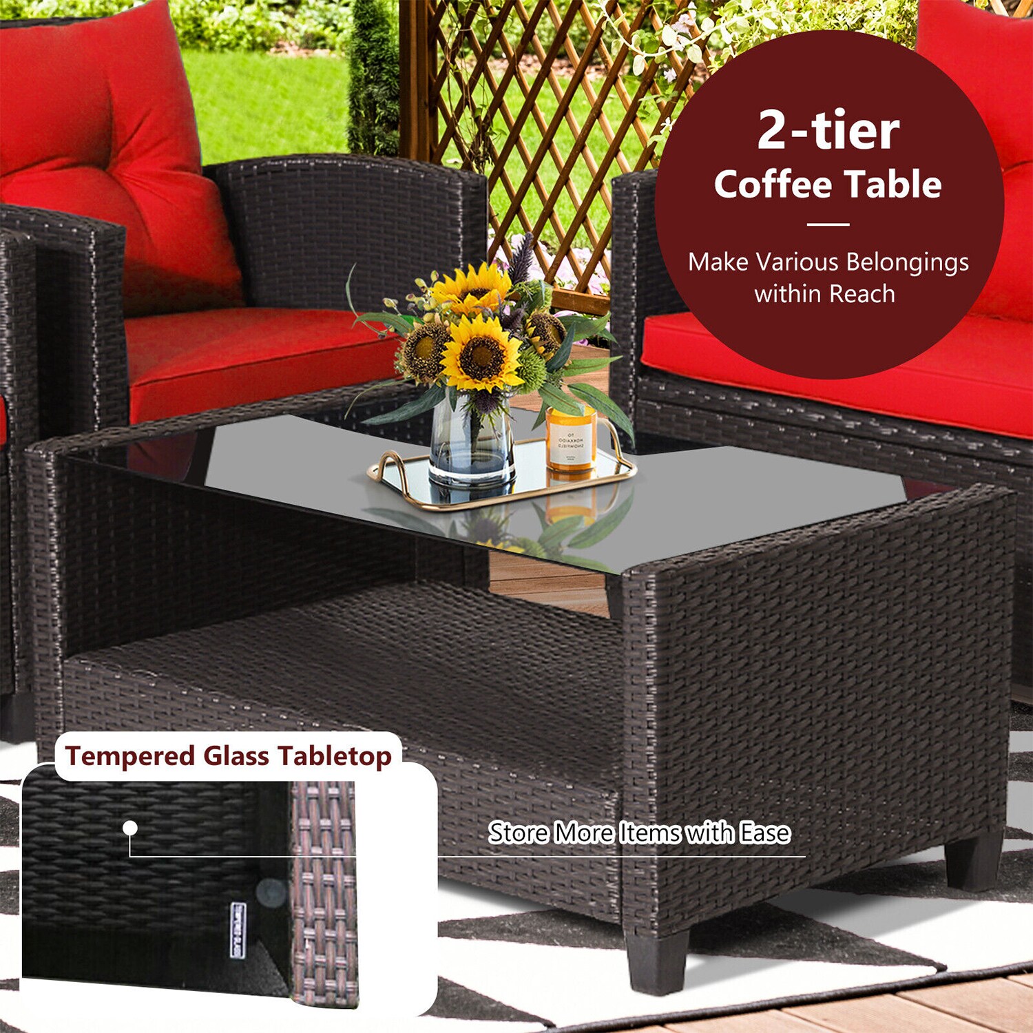 WELLFOR OUJ66742RE+ Patio-Conversation-Sets - View #3