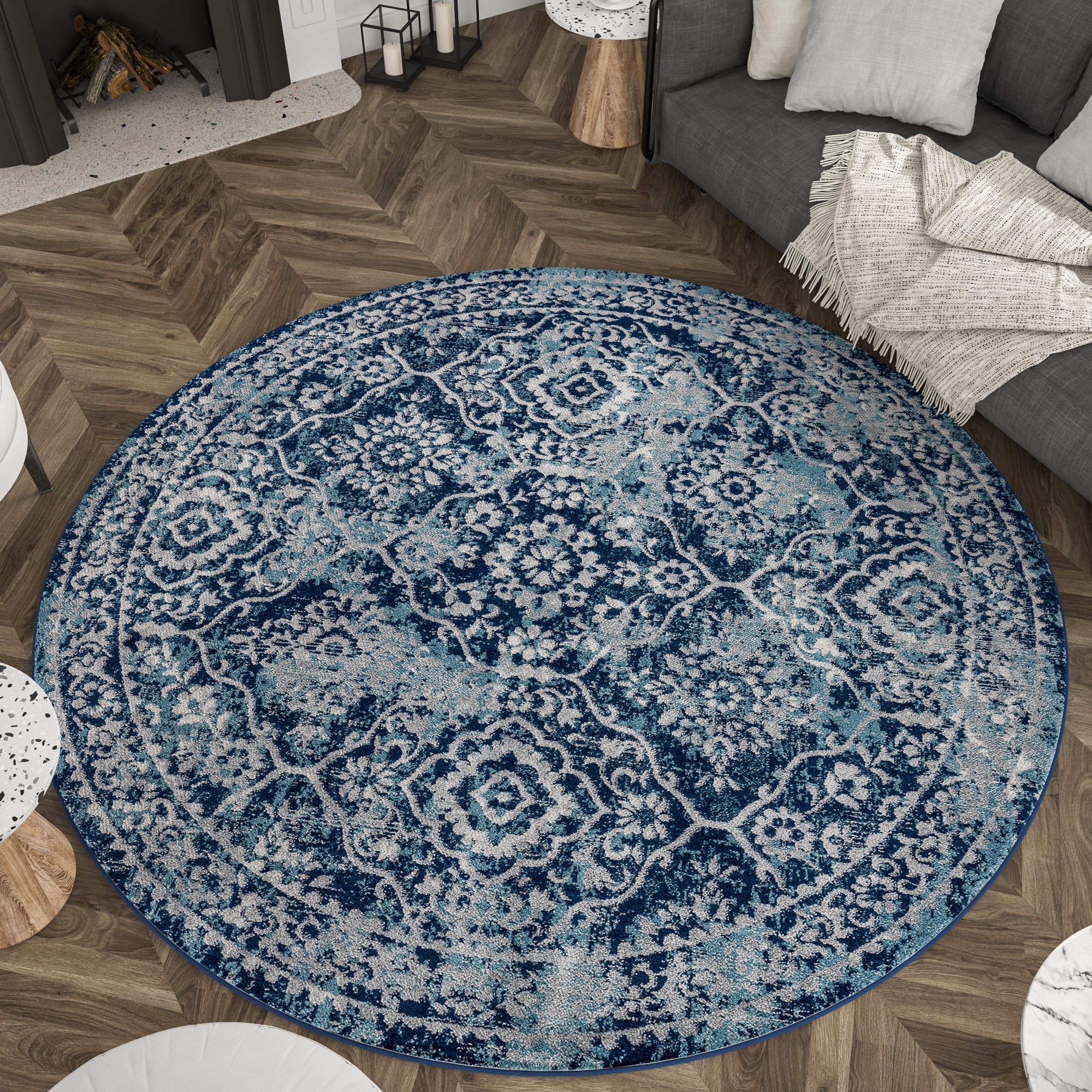 Tayse DIA1201 8RND rugs - View #4