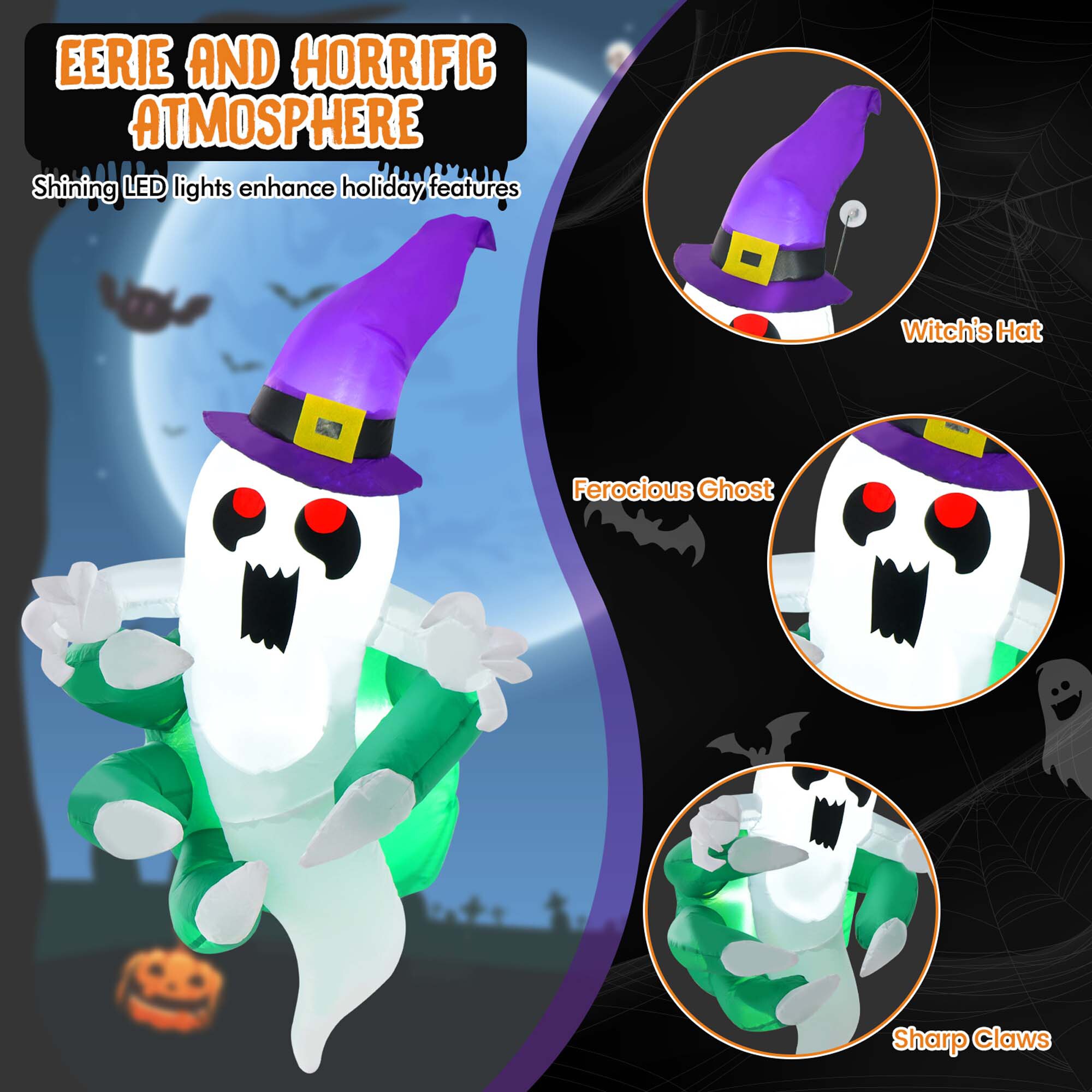 Costway LWS00735 Outdoor-Halloween-Decor - View #7