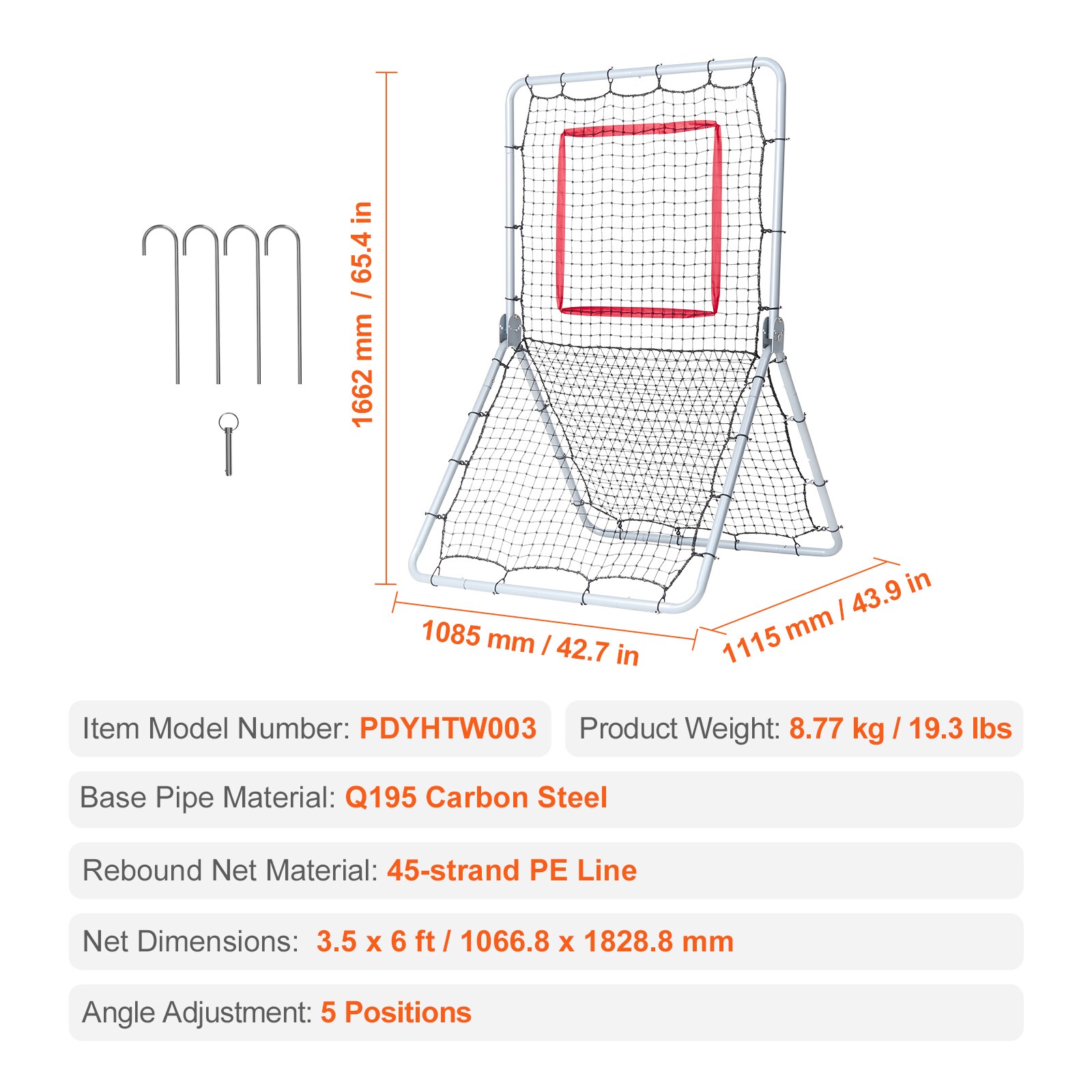 VEVOR SCBQHDWDYXWJ05202V0 Sports-Equipment - View #7