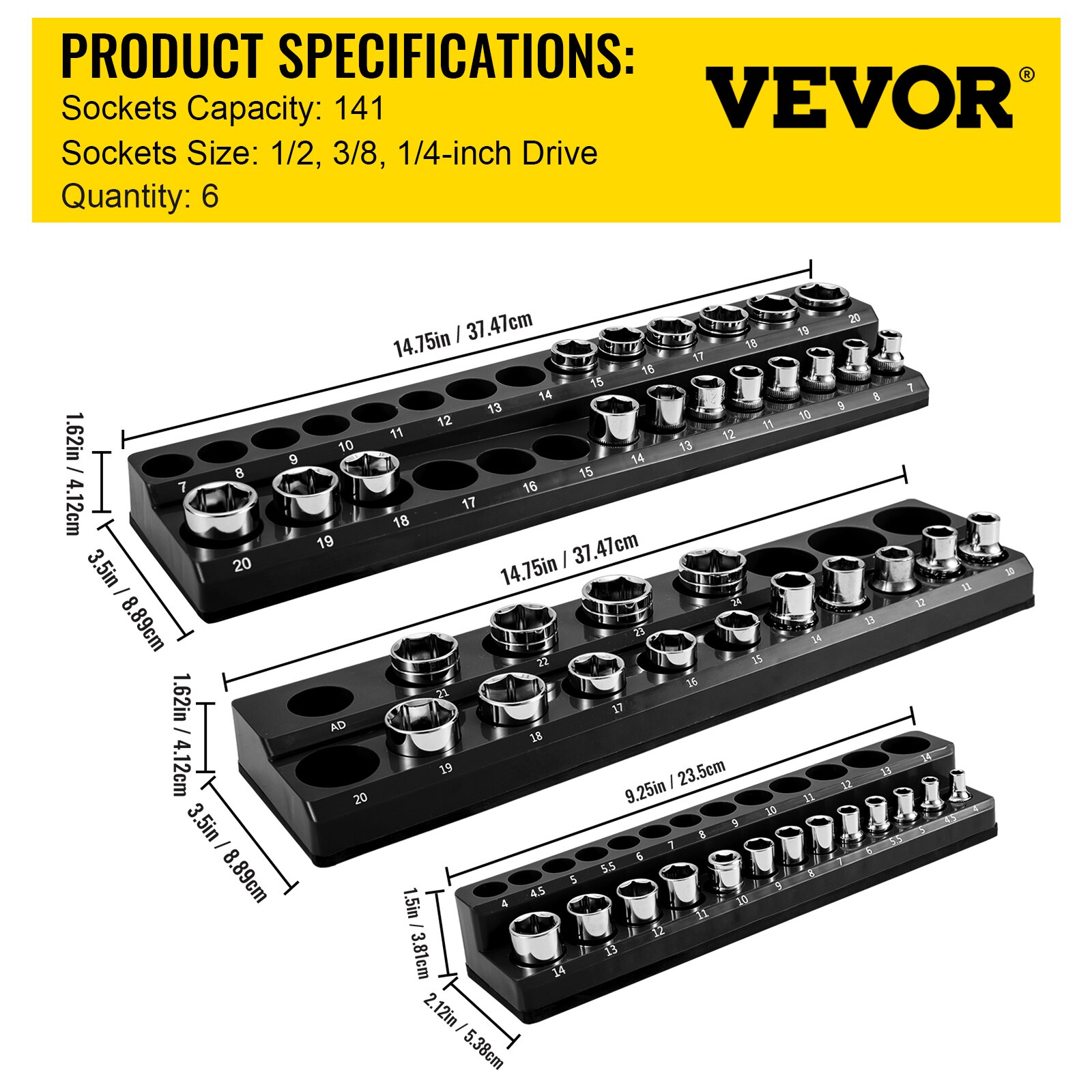 VEVOR GJJHHJTBDDWC6S3TQV0 Mechanics-Tool-Sets - View #10