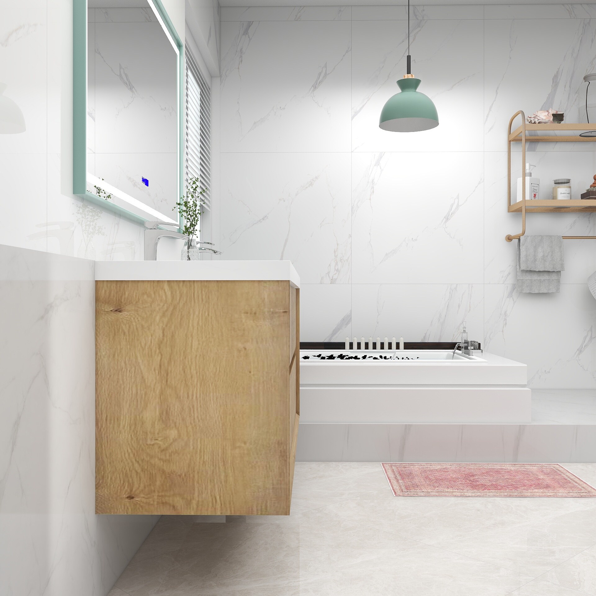 BV Better Vanity SLIM60D-OAK Bath-Vanity-Combo - View #4