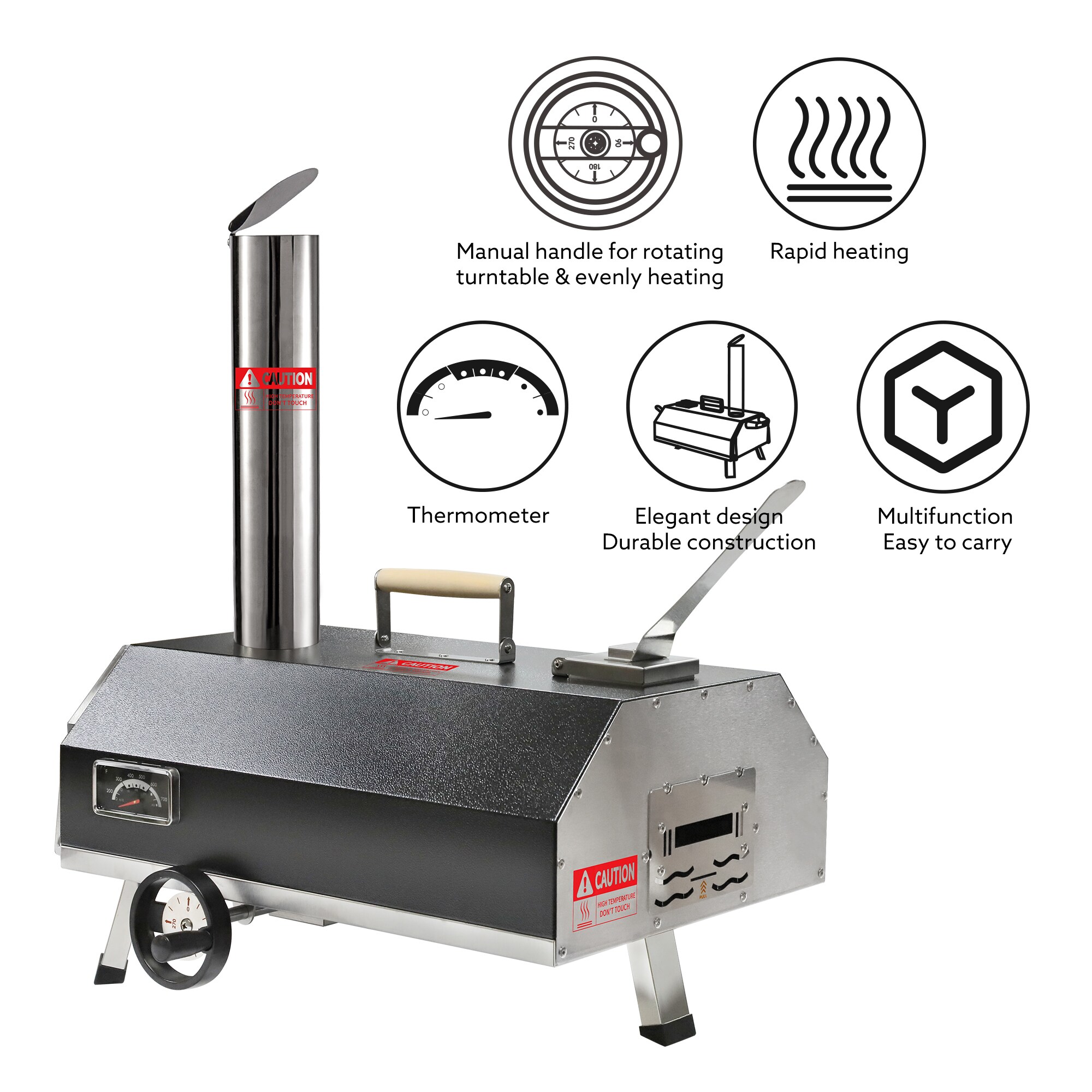 Mondawe MO-EB34328 Outdoor-Pizza-Ovens - View #4