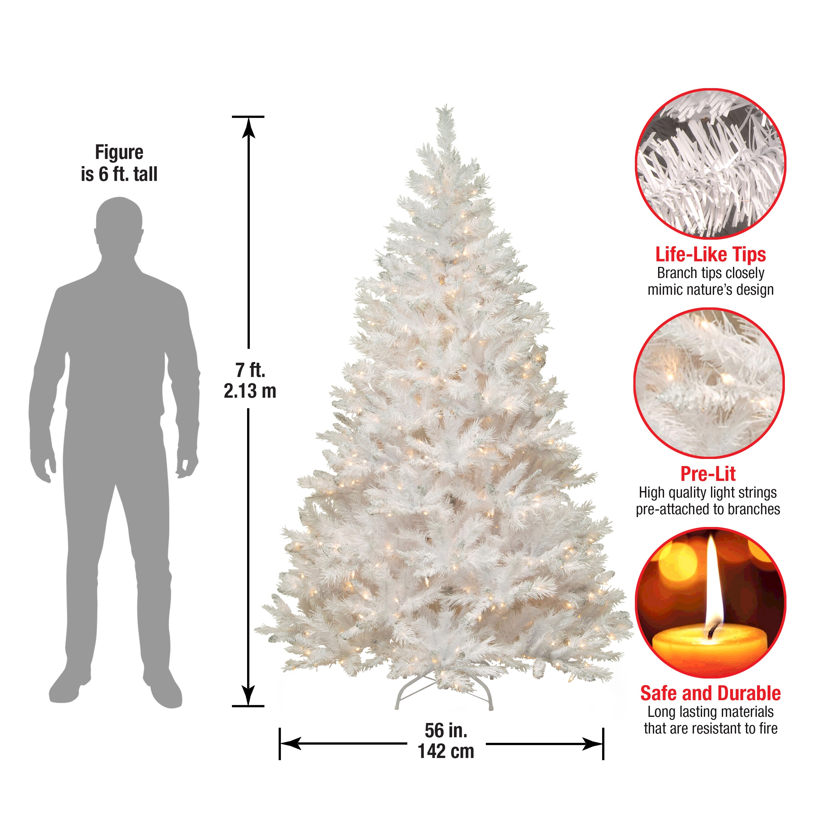 National Tree Company WCHW7-300-70 Artificial-Christmas-Trees - View #6