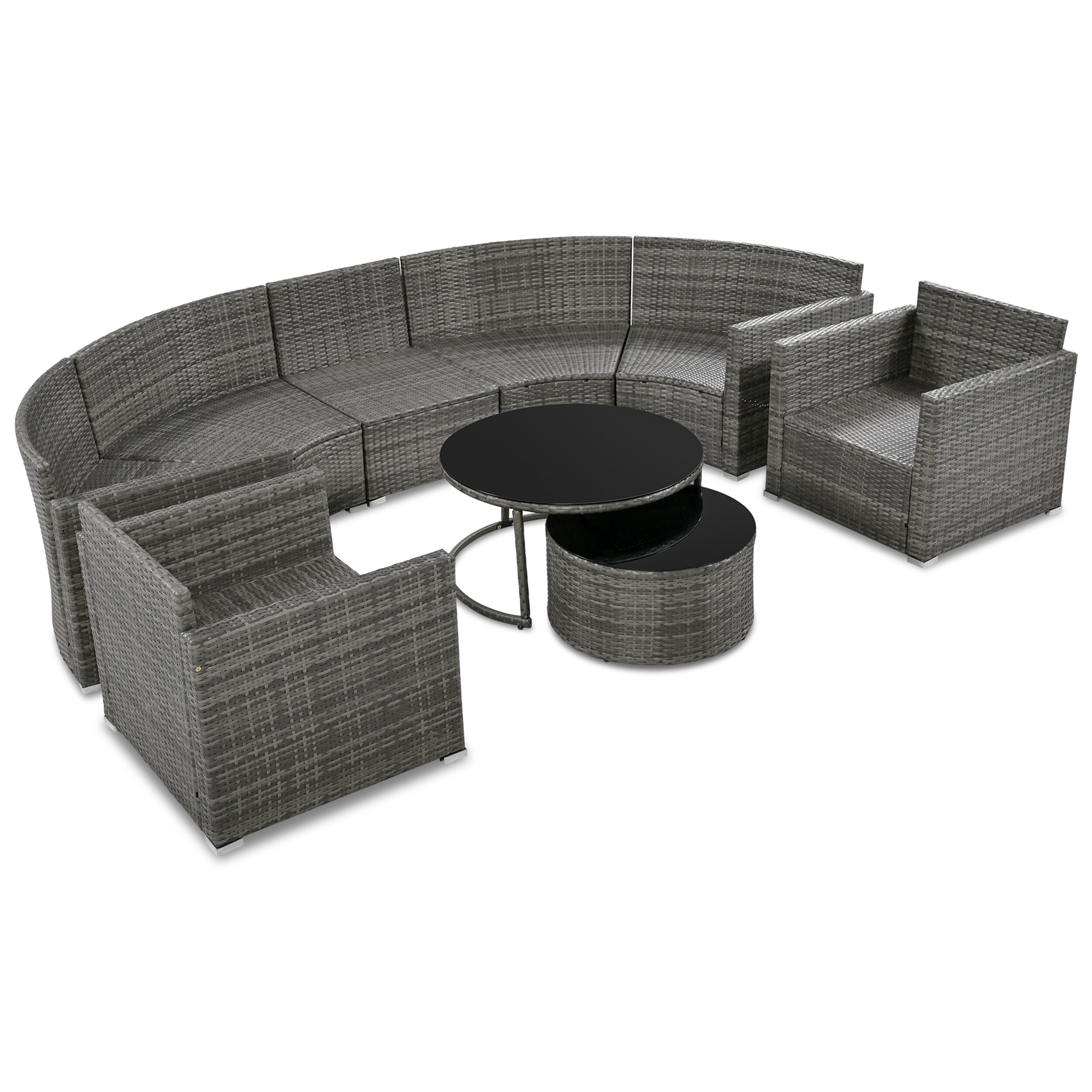 Clihome CNBL-04PWRD Patio-Conversation-Sets - View #9