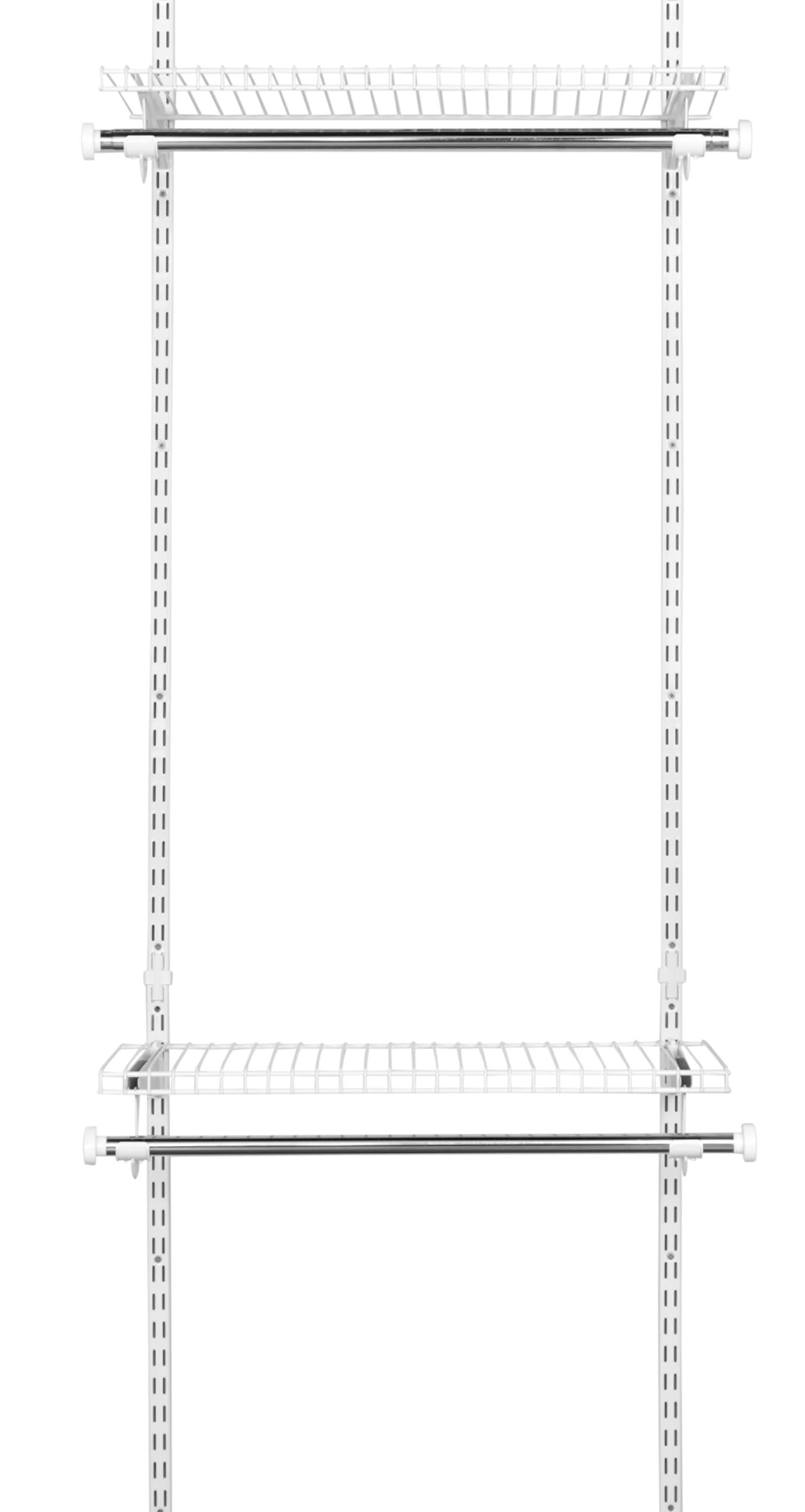 Rubbermaid Homefree 48 In X 1 9 12, Hanging Wire Shelving System