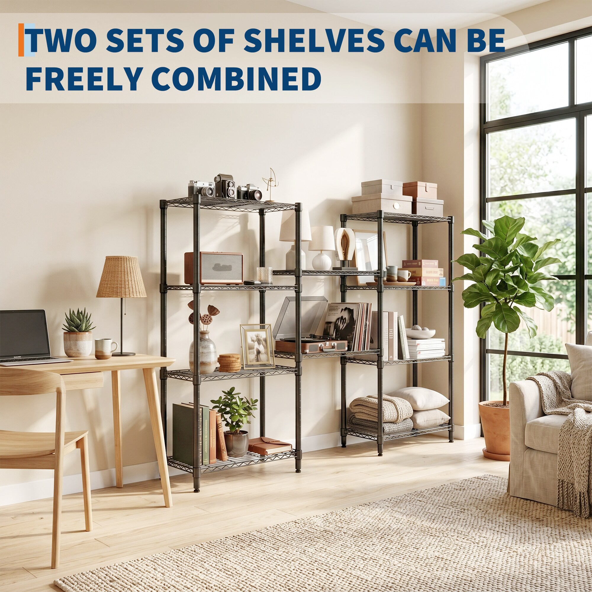 Garvee BZZ-VZU8CTHWB5 Free-Standing-Shelving - View #3