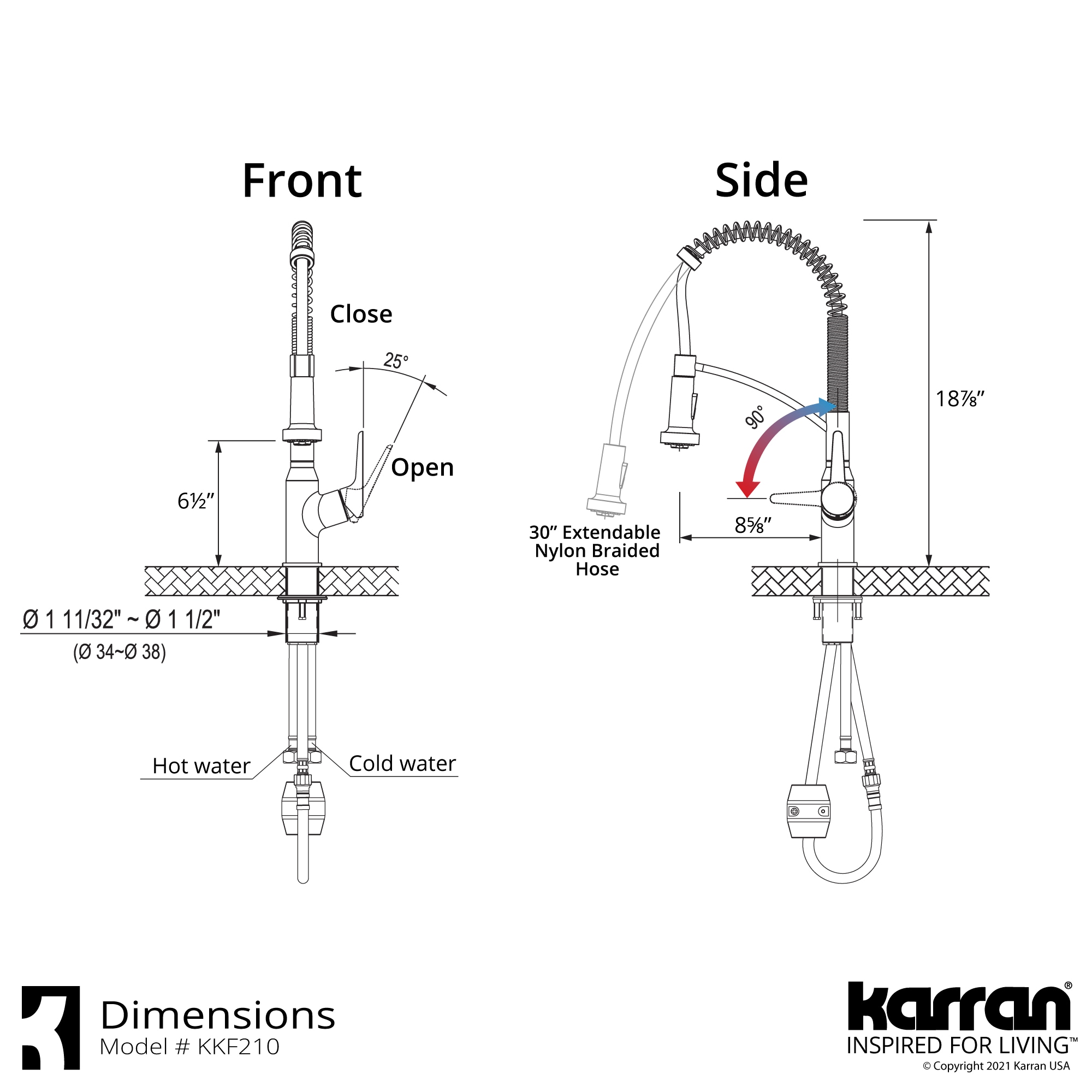 Karran QA740WH210MB Kitchen-Sinks - View #9