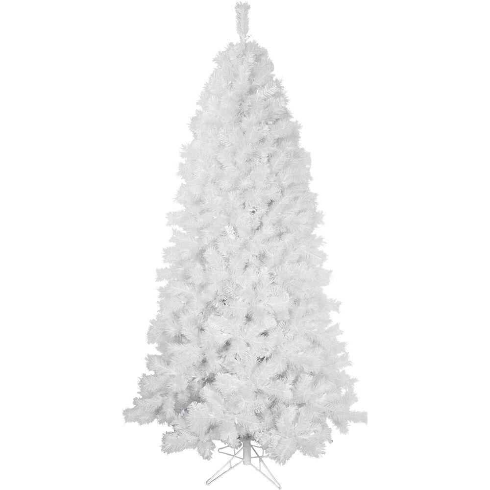 Fraser Hill Farm FFFV065-6WH 6.5-ft Pre-lit Artificial Christmas Tree with LED Lights