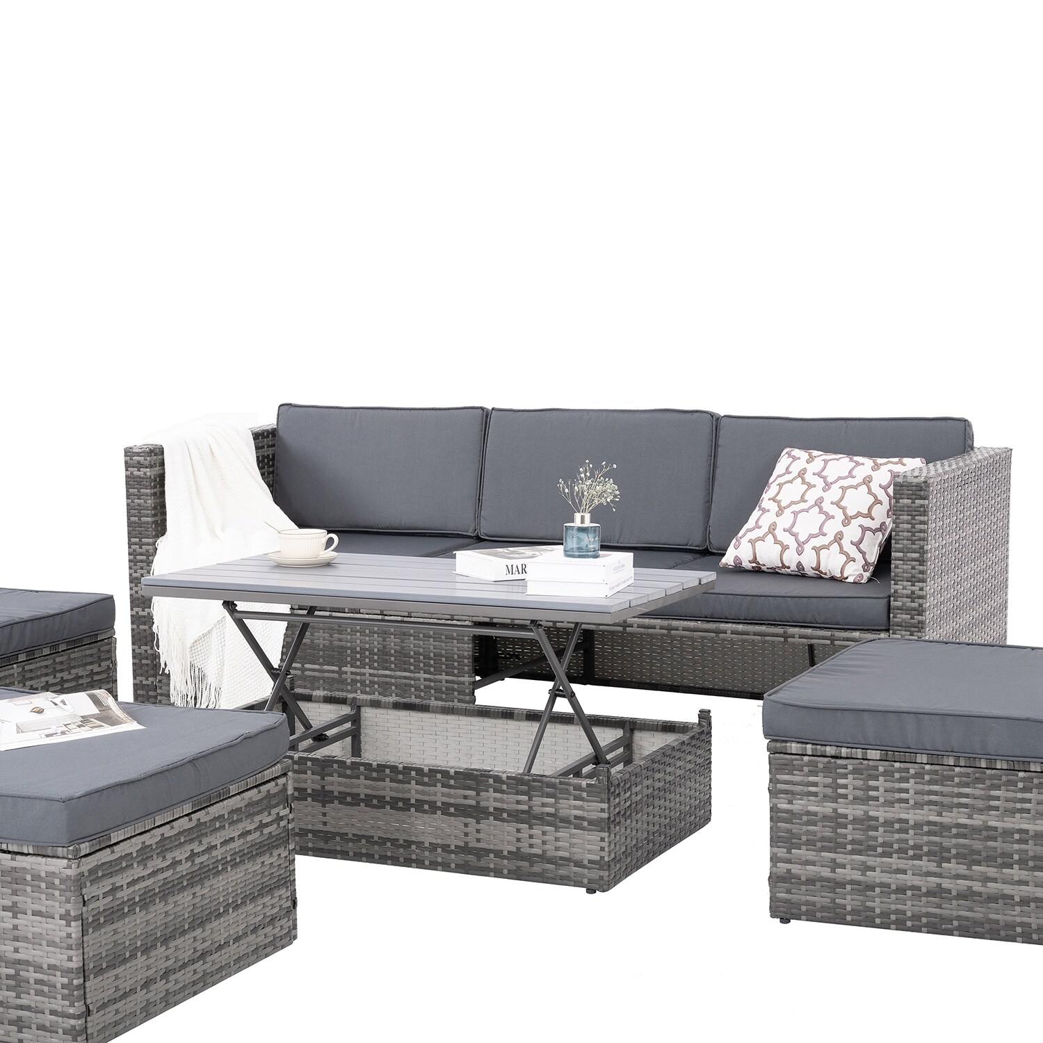 SINOFURN SYB840001BK Patio-Conversation-Sets - View #8