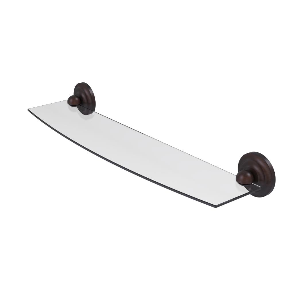 Allied Brass PQN-33/24-VB Prestige Que New Venetian Bronze Wall mount Bathroom Shelf ( 24-in x 3-in x 5-in )