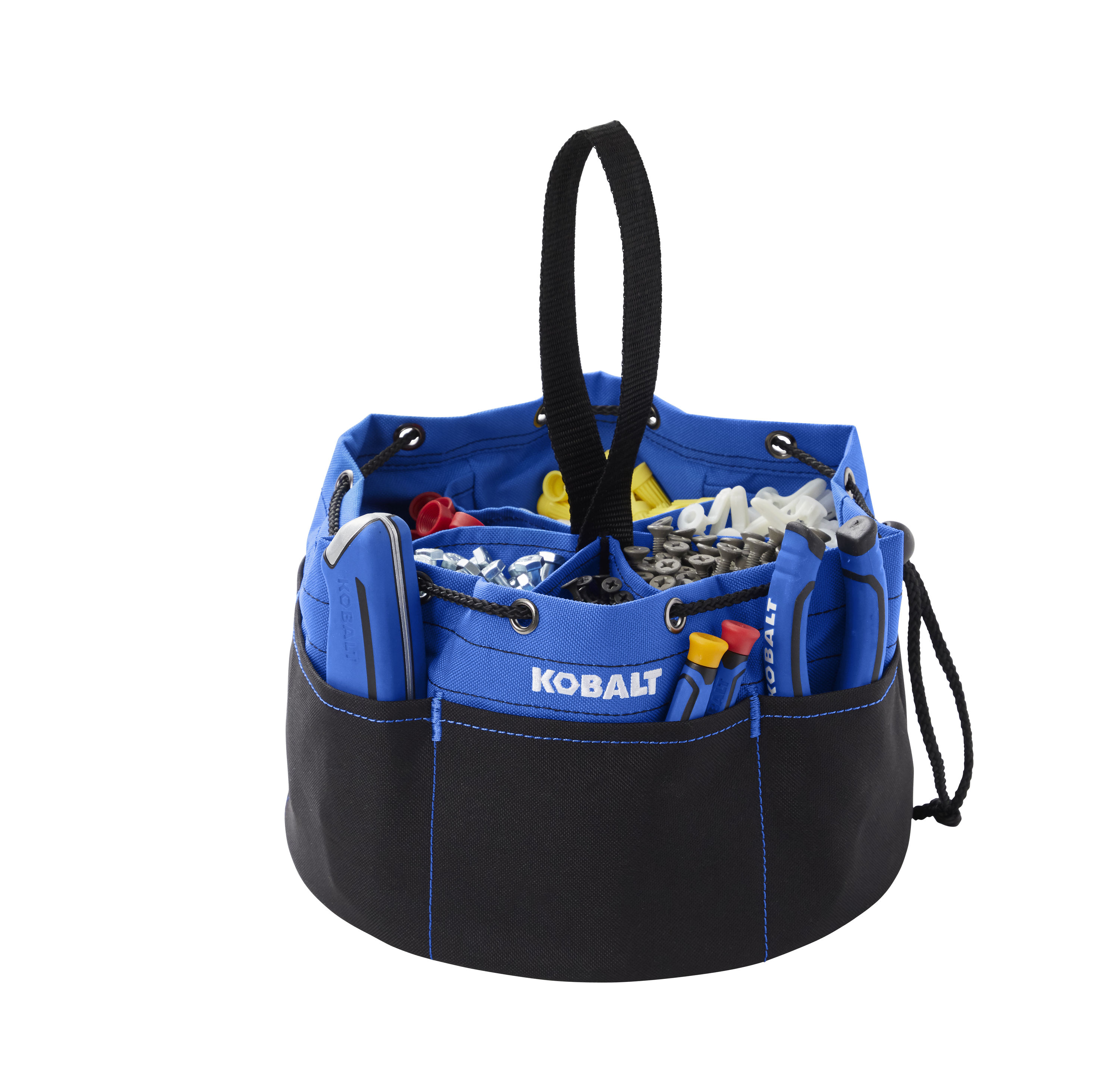 Kobalt - GP-62575A - Blue Black Polyester 12-in 5-Gallon Bucket Organizer