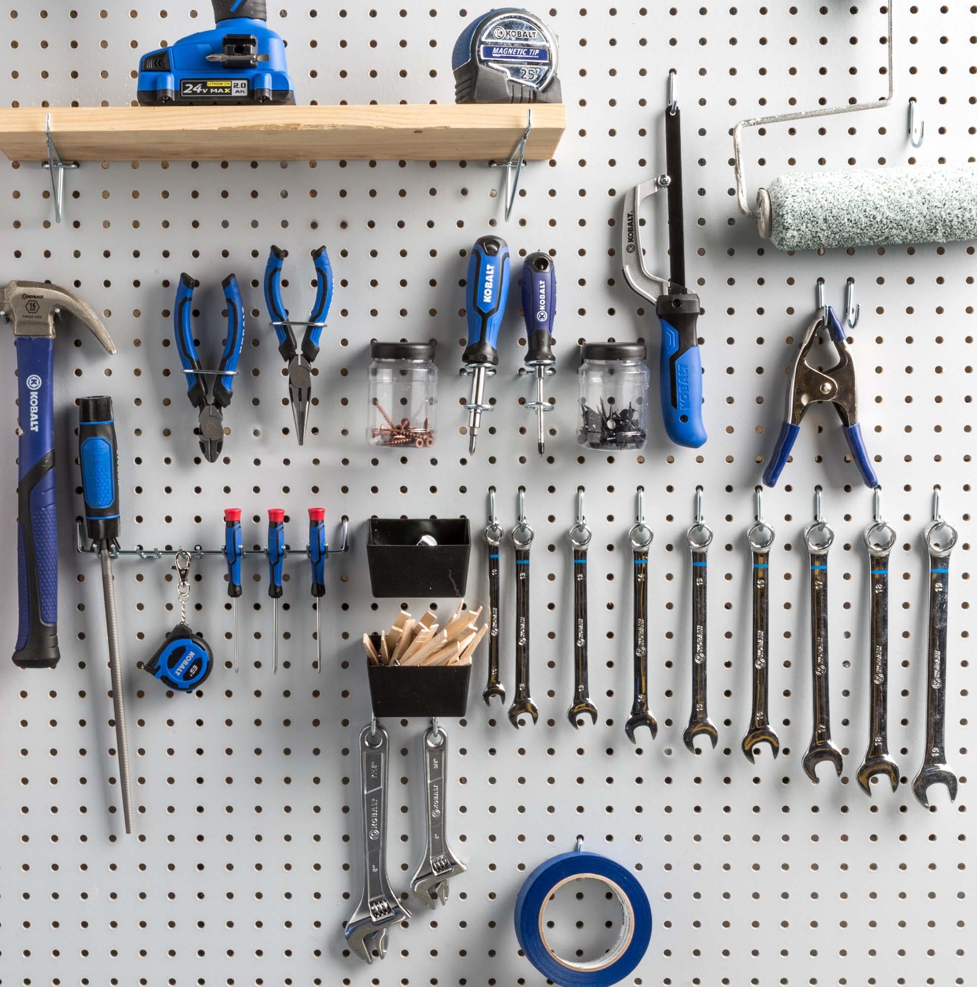 Project Source 43-Piece Steel Pegboard Hook in Silver in the Pegboard &  Accessories department at