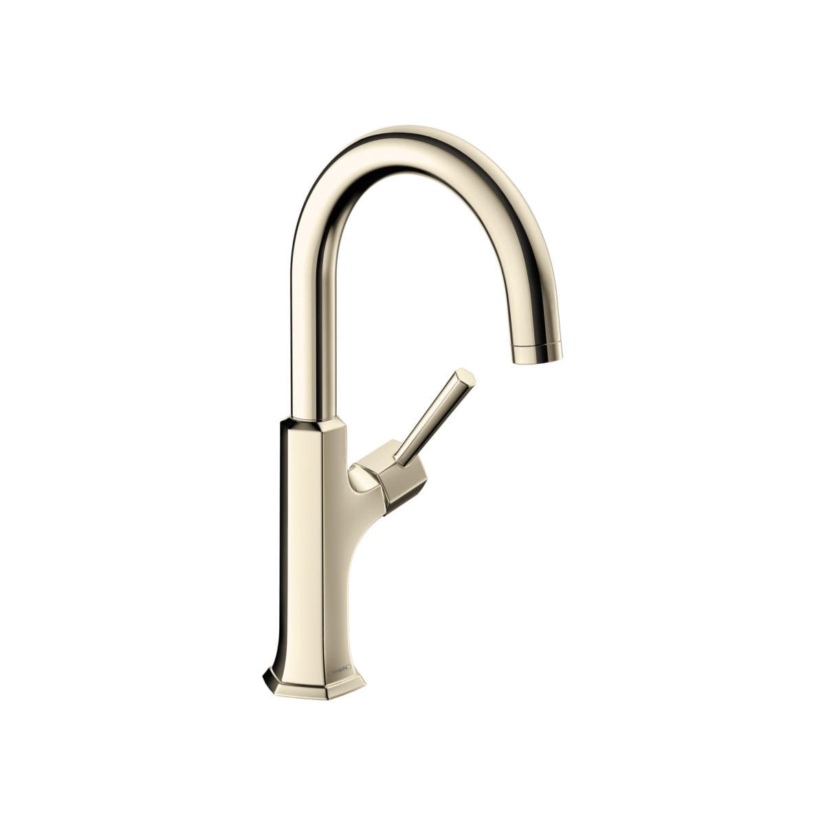 Hansgrohe 04854830 Polished Nickel Single Handle Deck-mount Bar and Prep Kitchen Faucet