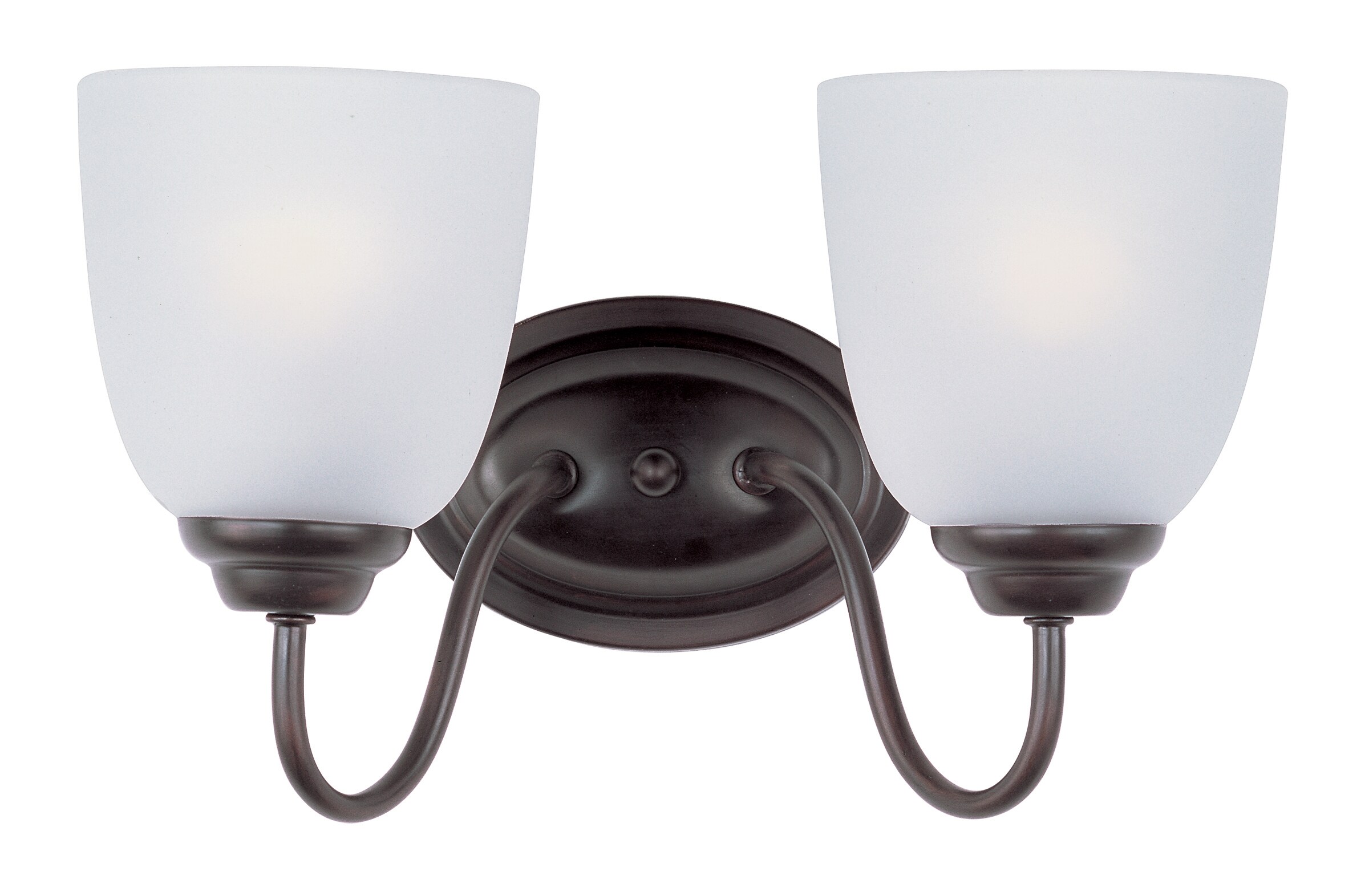 Maxim Lighting 10072FTOI Stefan 13.25-in 2 -Light Oil-rubbed Bronze Modern/contemporary Vanity light