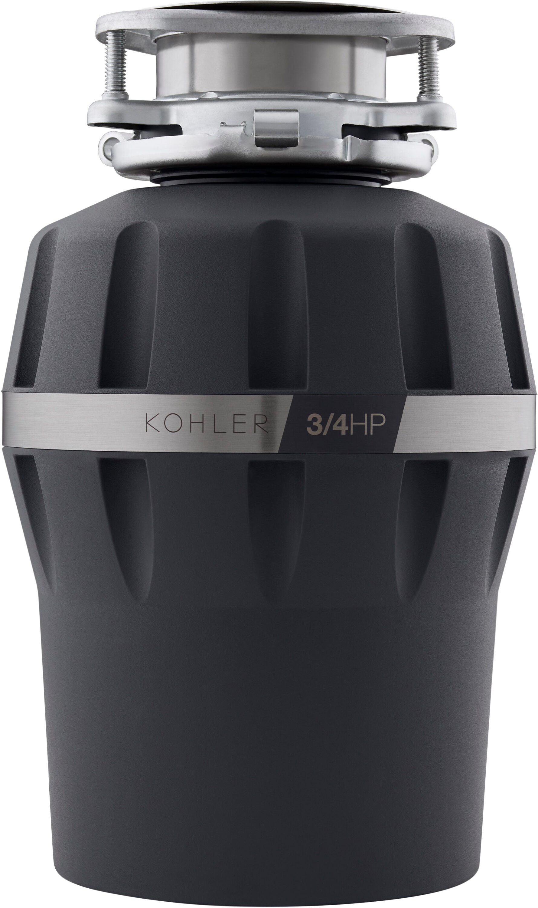 KOHLER 29361-CHR Reckon Continuous feed 3/4-HP Septic Safe Non-corded Garbage Disposal with Noise Insulation