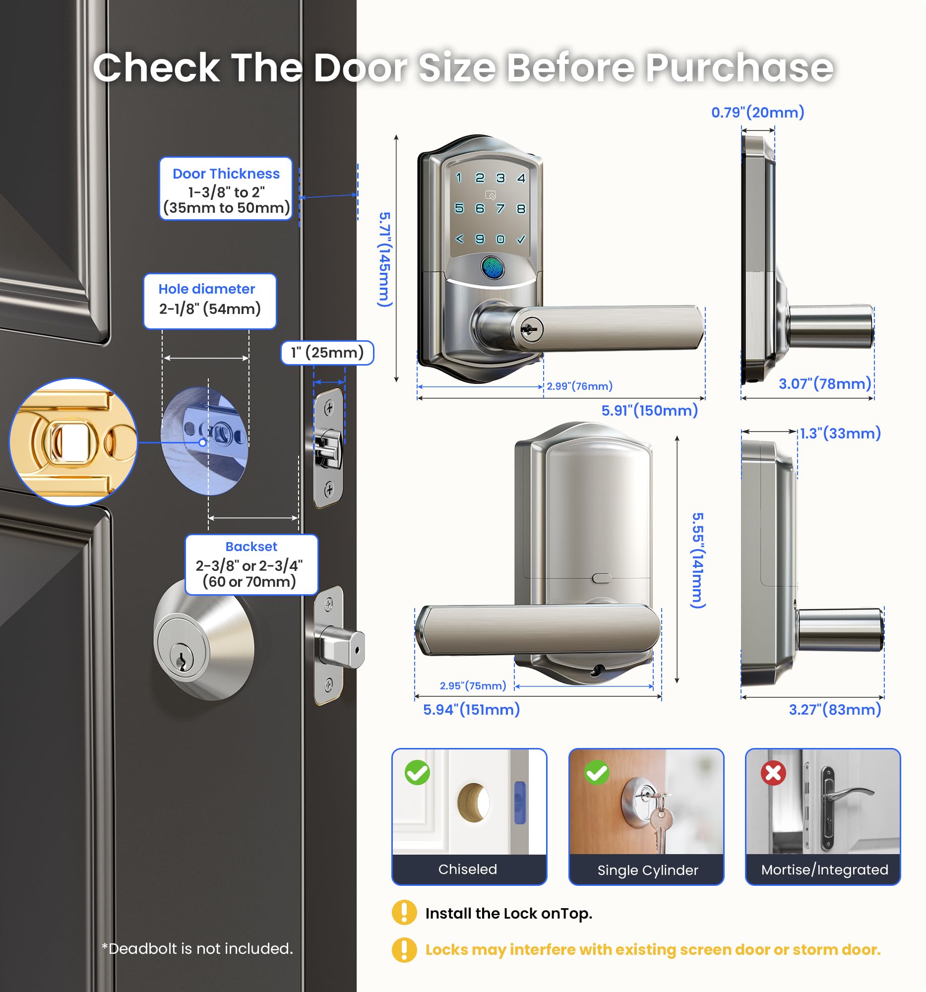 Phyfalip LPF0804P366 Electronic-Door-Locks - View #7