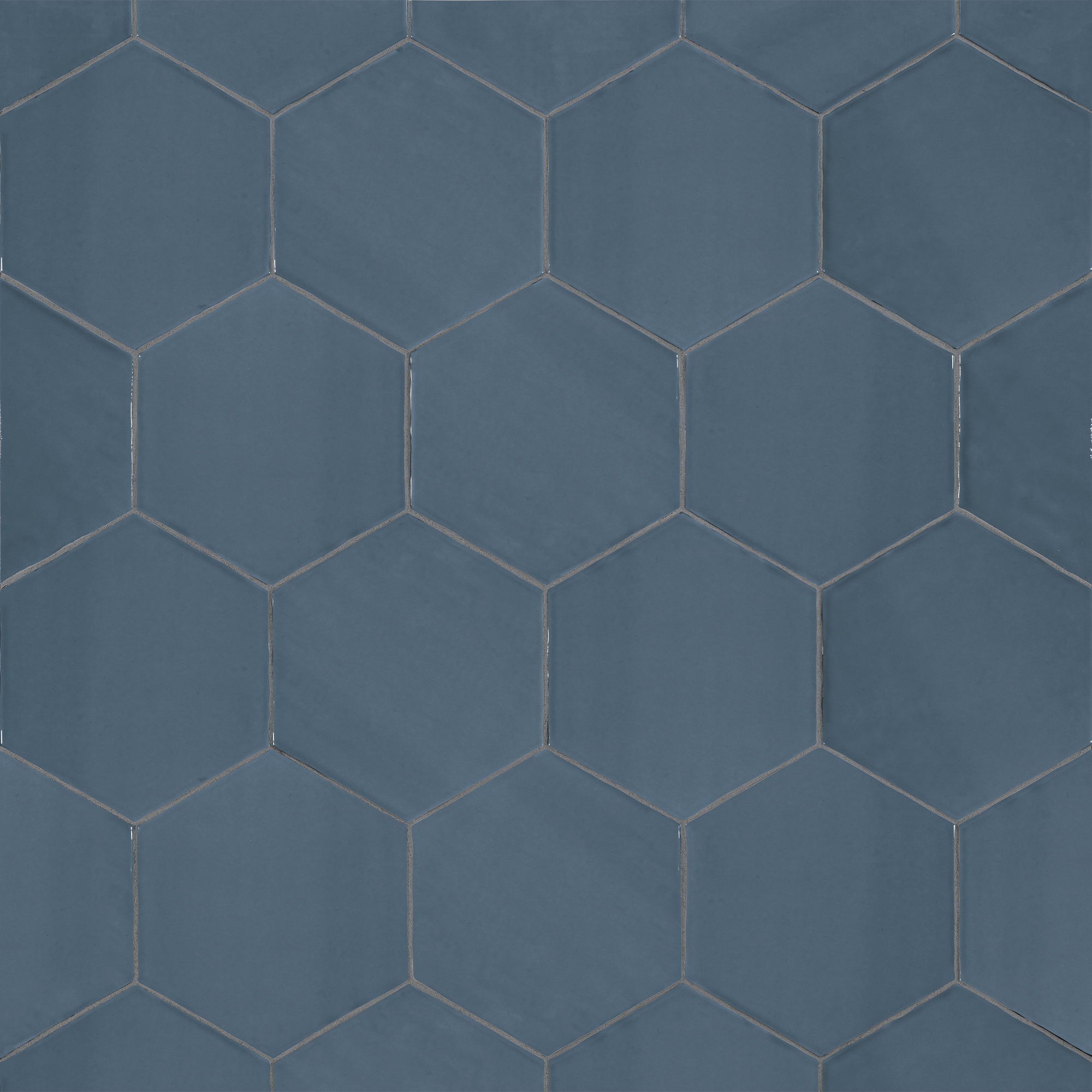 Anatolia 4000-0263-0 Teramoda Ink 6-in x 6-in Glossy Ceramic Subway Hexagon Wall Tile (6.67-sq. ft/ Carton)