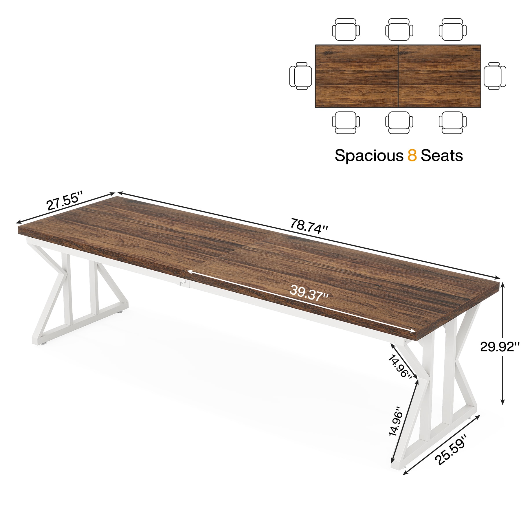 Tribesigns LWFD-JW0653 Office-Tables - View #7